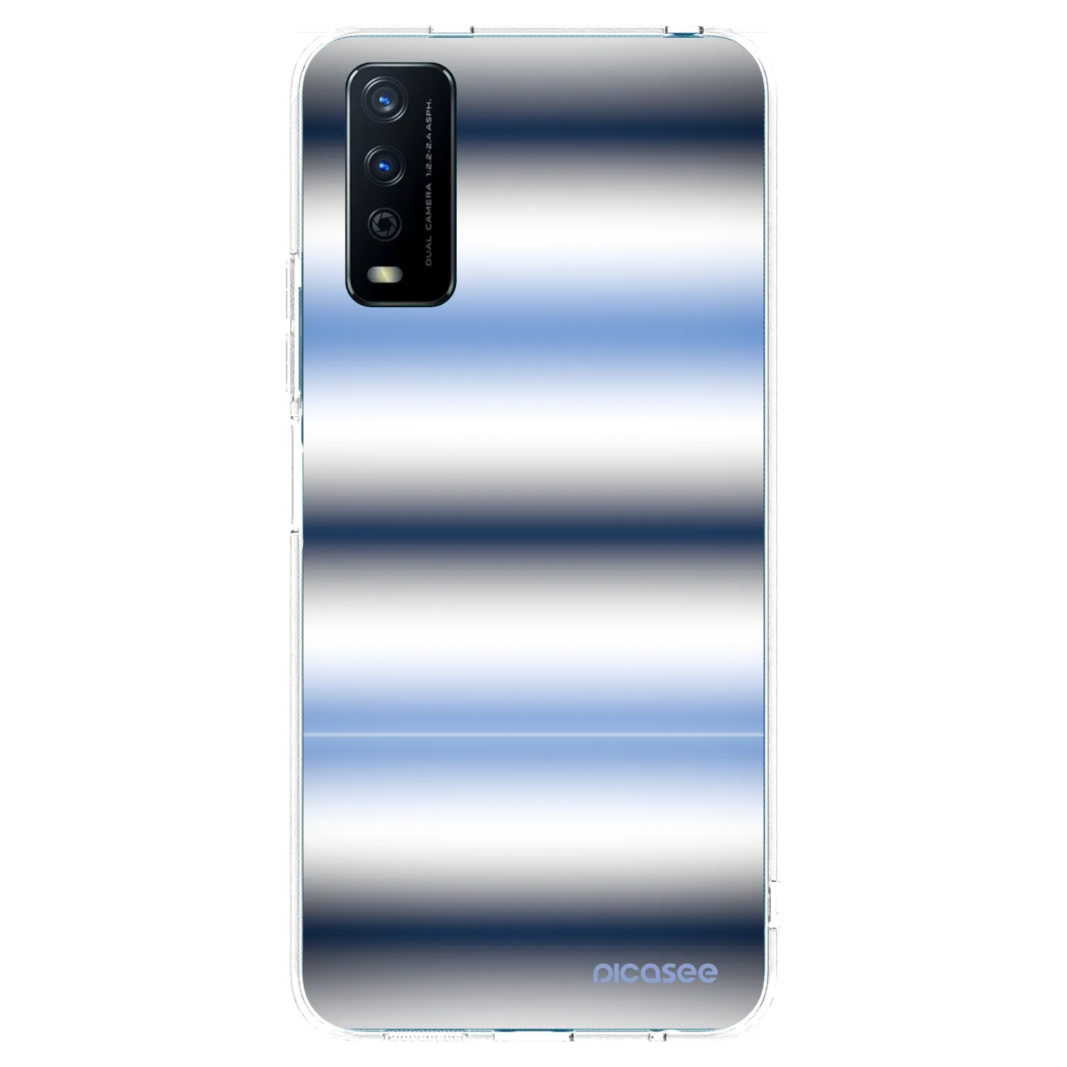 Picasee husă transparentă din silicon pentru Vivo Y11s - Static Lines