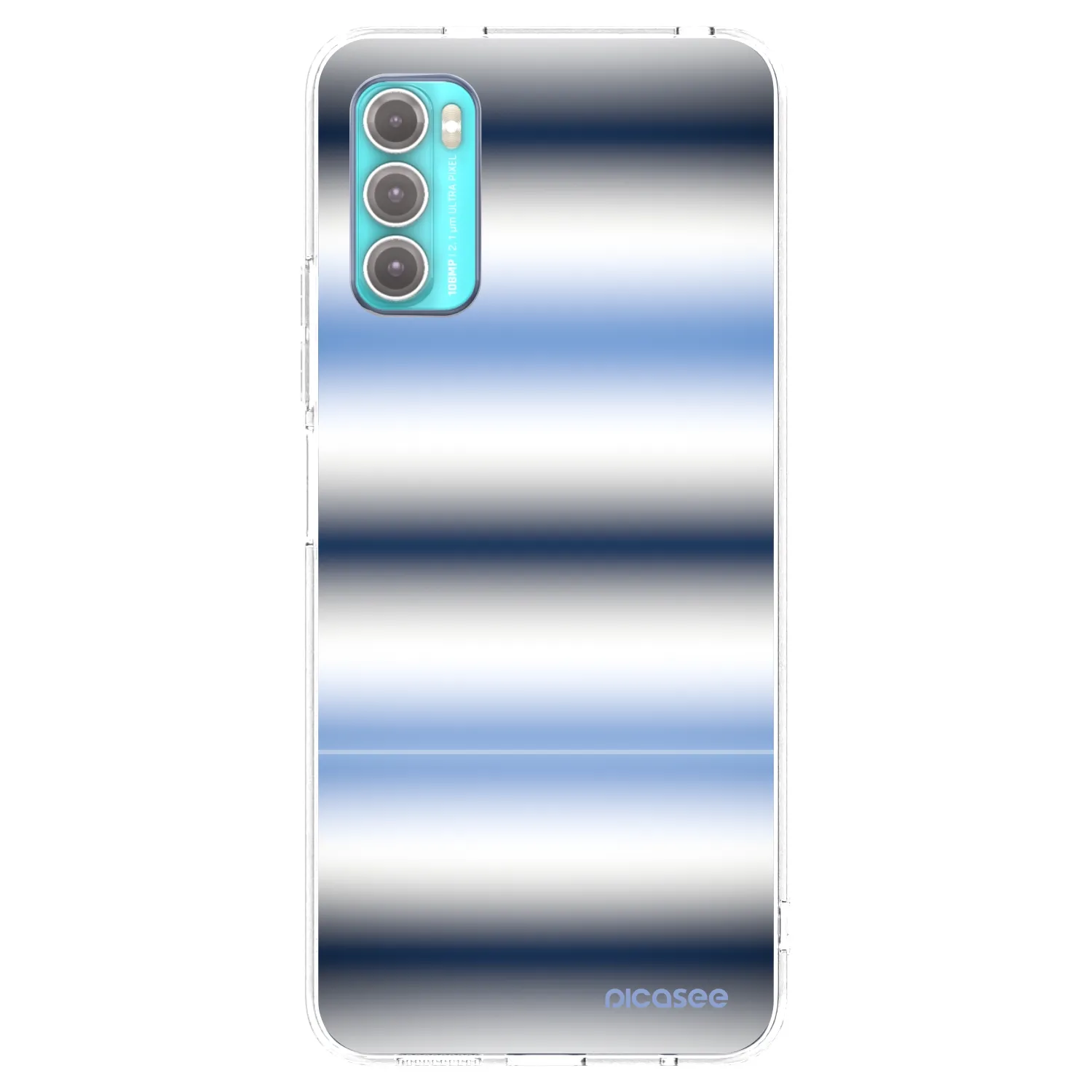 Picasee husă transparentă din silicon pentru Motorola Moto G60 - Static Lines