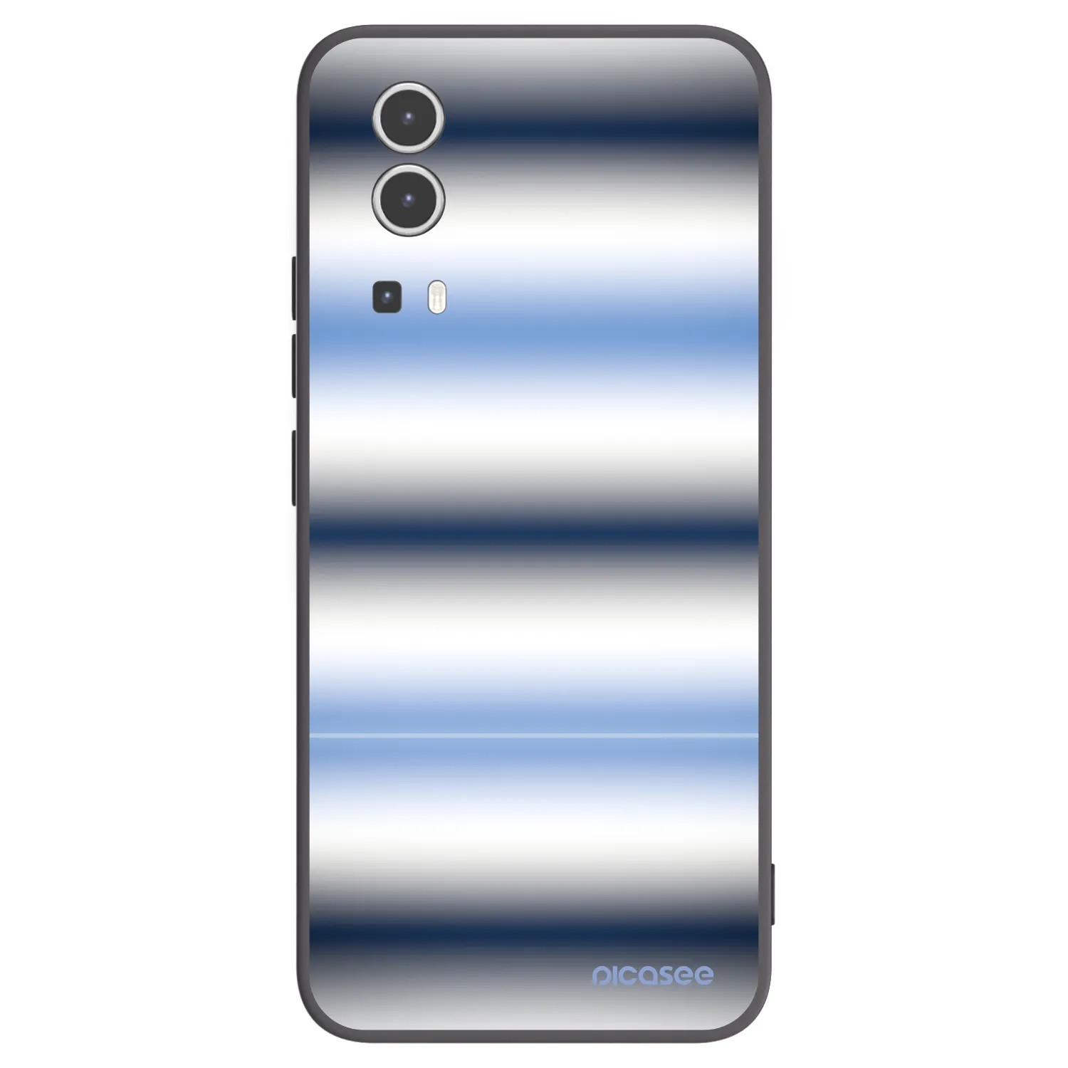 Picasee husă neagră din silicon pentru Vivo Y72 5G - Static Lines