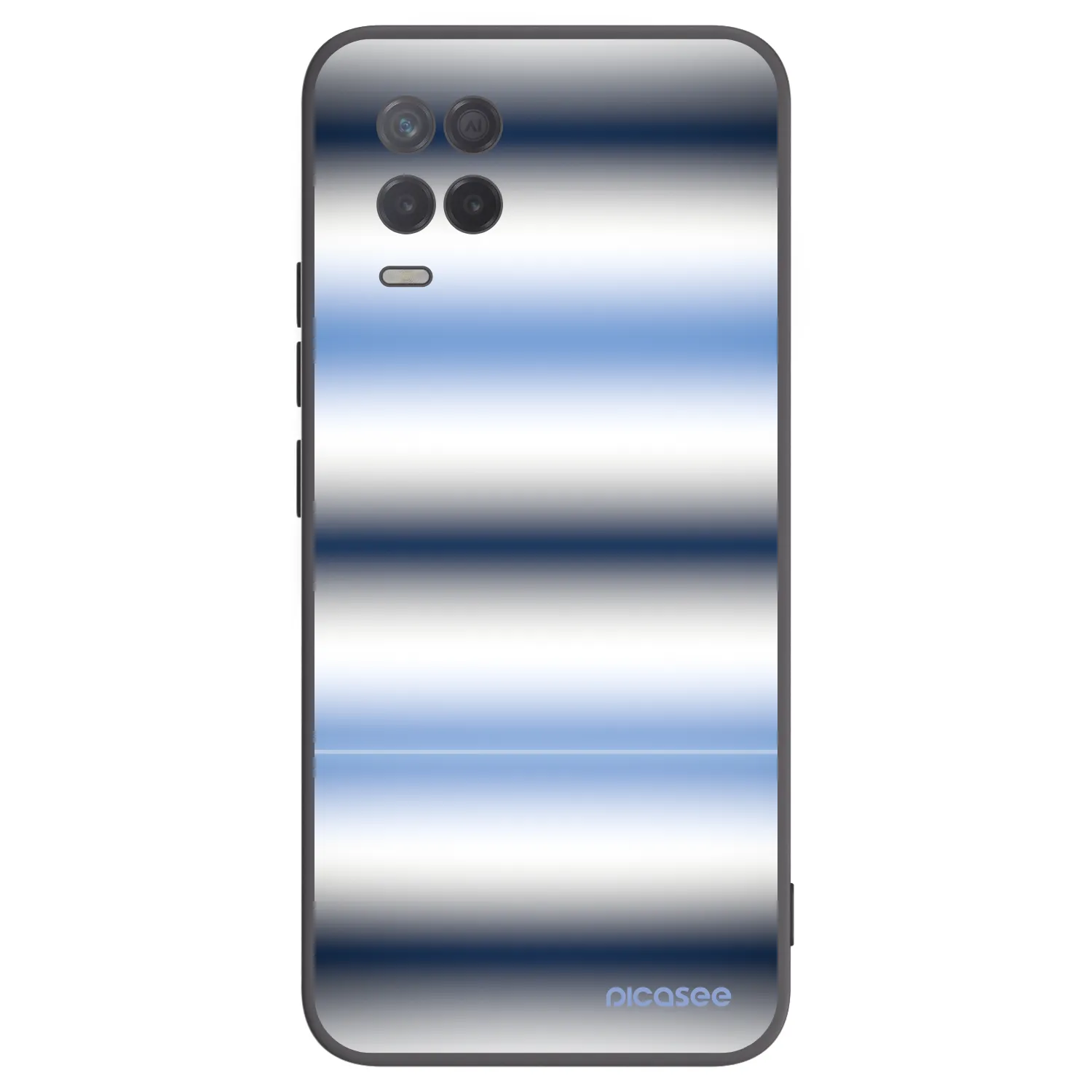 Picasee husă neagră din silicon pentru Realme 8 5G - Static Lines
