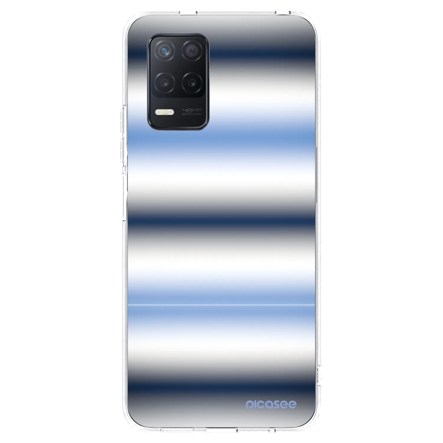 Picasee husă transparentă din silicon pentru Realme 8 5G - Static Lines