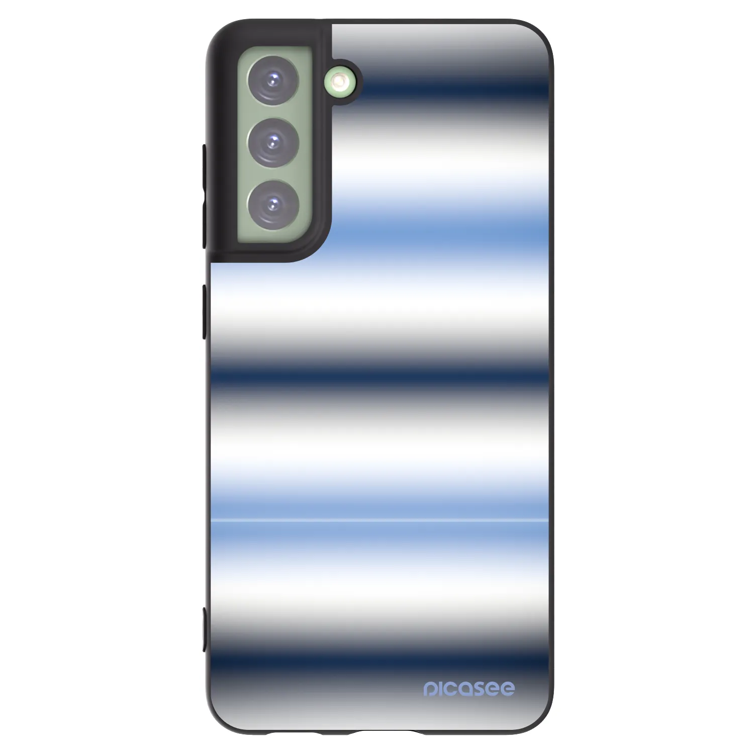 Picasee husă neagră din silicon pentru Samsung Galaxy S21 FE 5G - Static Lines