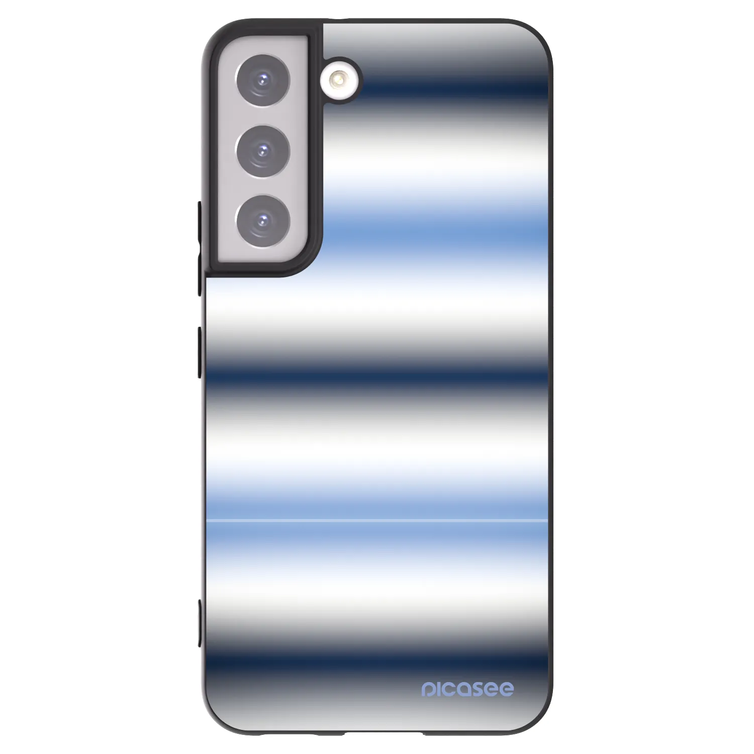 Picasee husă neagră din silicon pentru Samsung Galaxy S22 5G - Static Lines