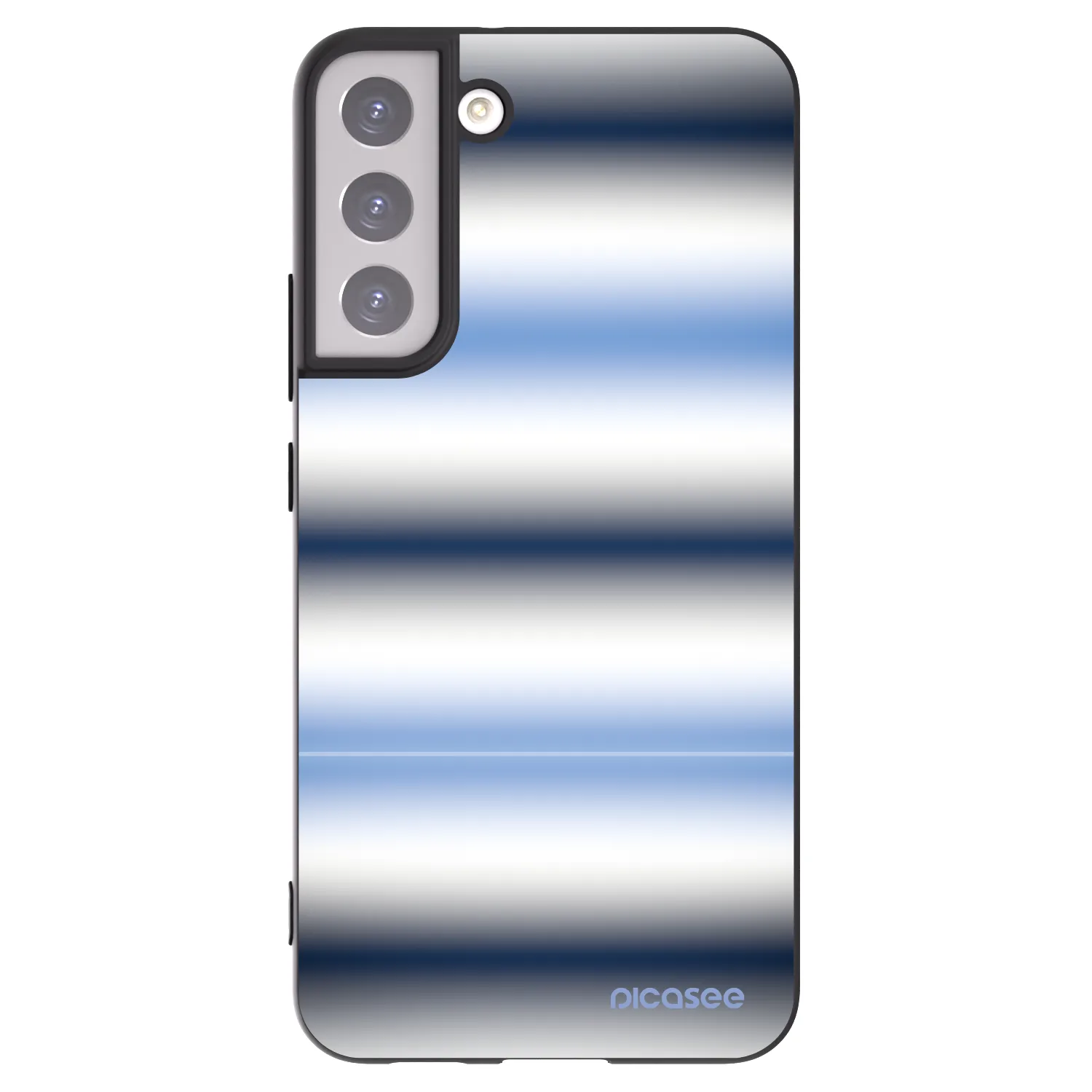 Picasee husă neagră din silicon pentru Samsung Galaxy S22+ 5G - Static Lines