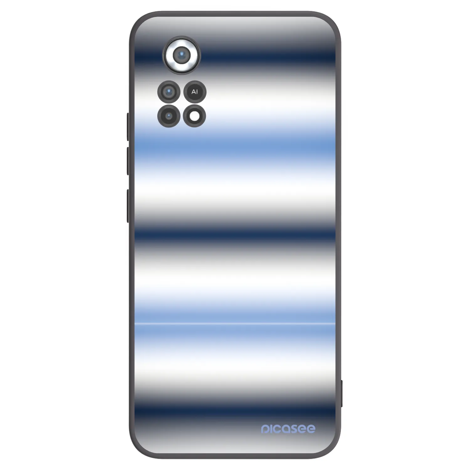 Picasee husă neagră din silicon pentru Xiaomi Poco X4 Pro 5G - Static Lines