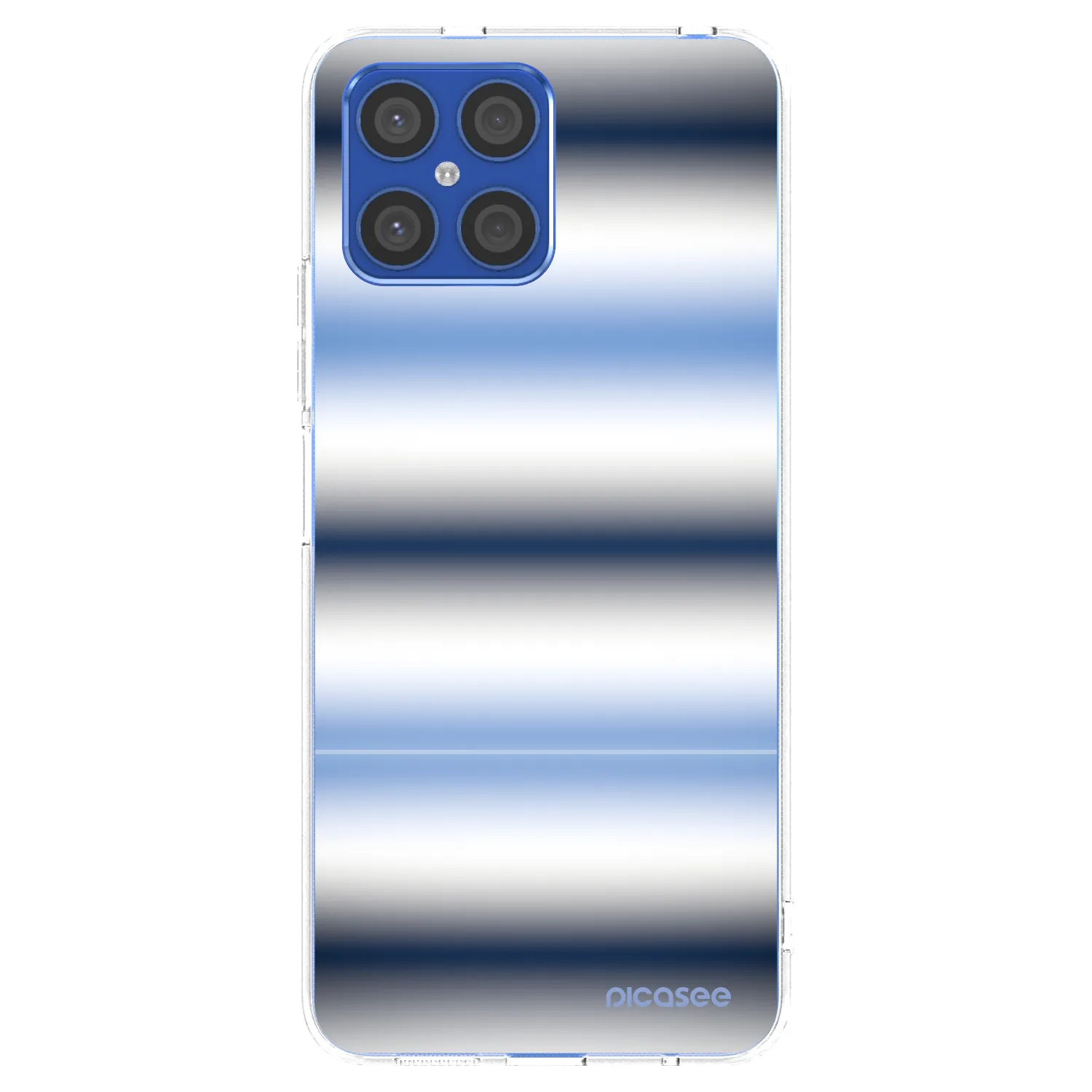 Picasee husă transparentă din silicon pentru Honor X8 4G - Static Lines