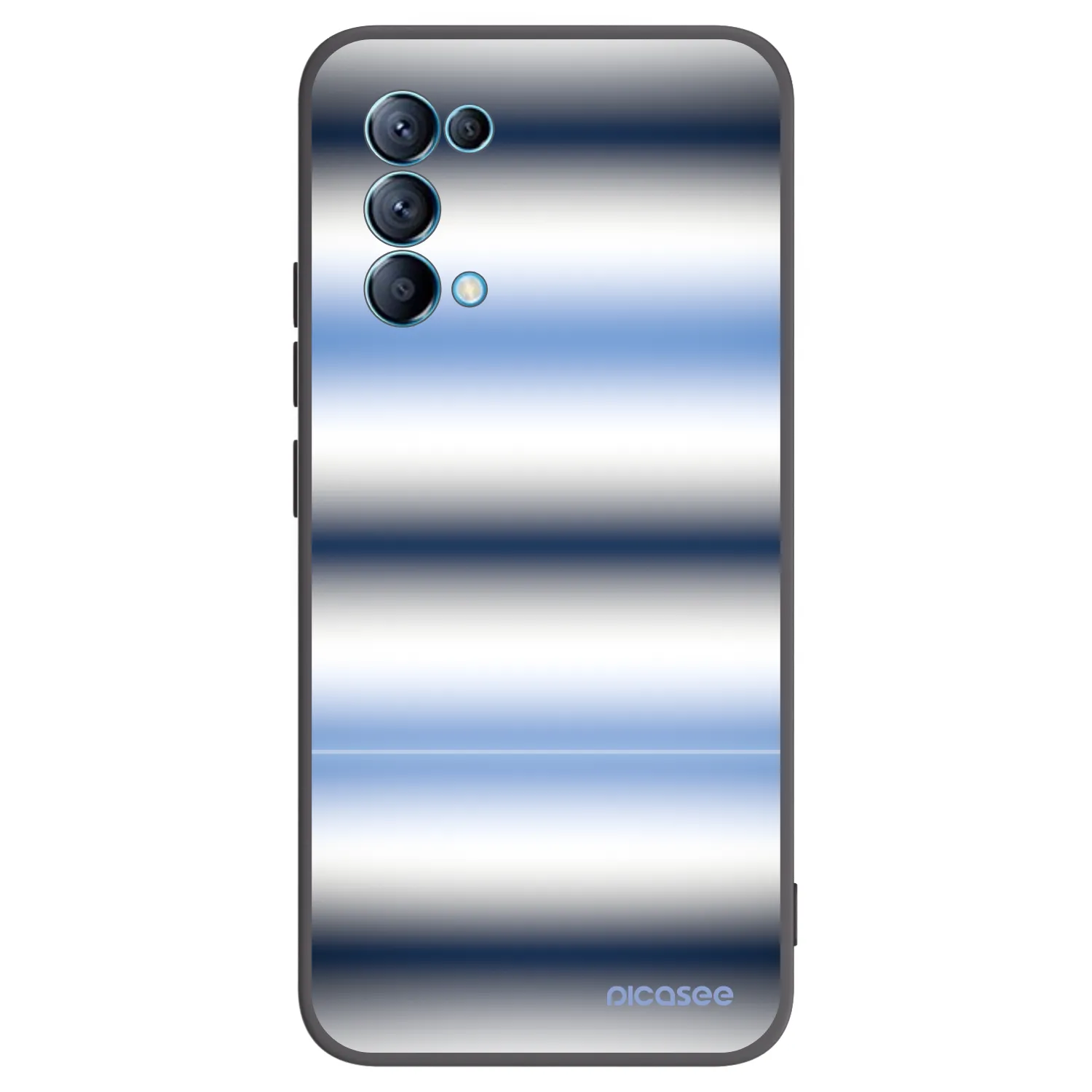 Picasee husă neagră din silicon pentru OPPO Reno 5 5G - Static Lines