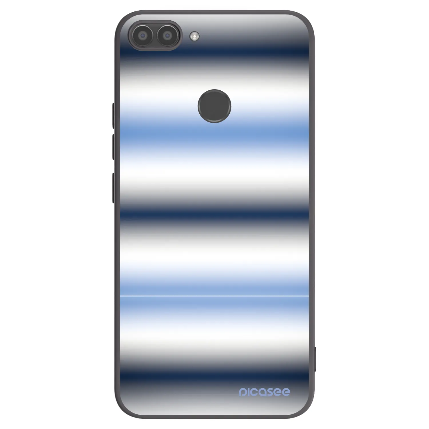 Picasee husă neagră din silicon pentru Huawei P Smart - Static Lines