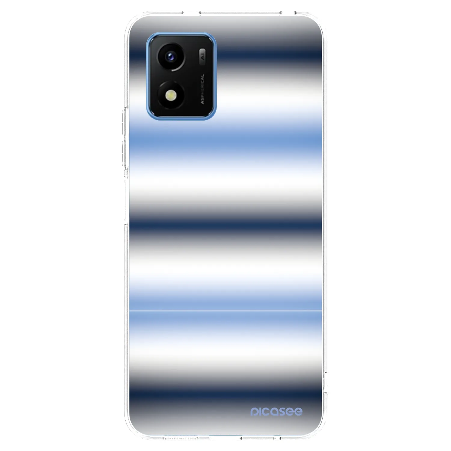 Picasee husă transparentă din silicon pentru Vivo Y01 - Static Lines