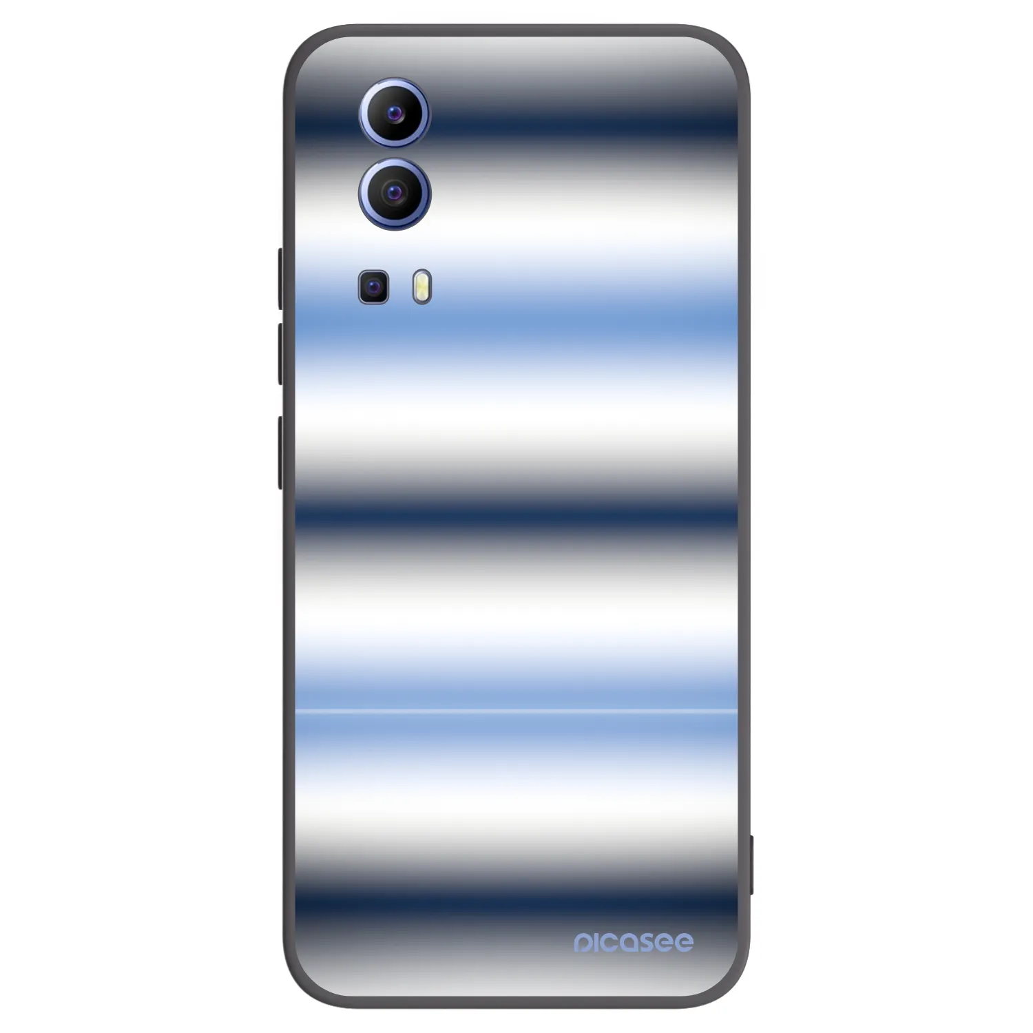 Picasee husă neagră din silicon pentru Vivo Y52 5G - Static Lines