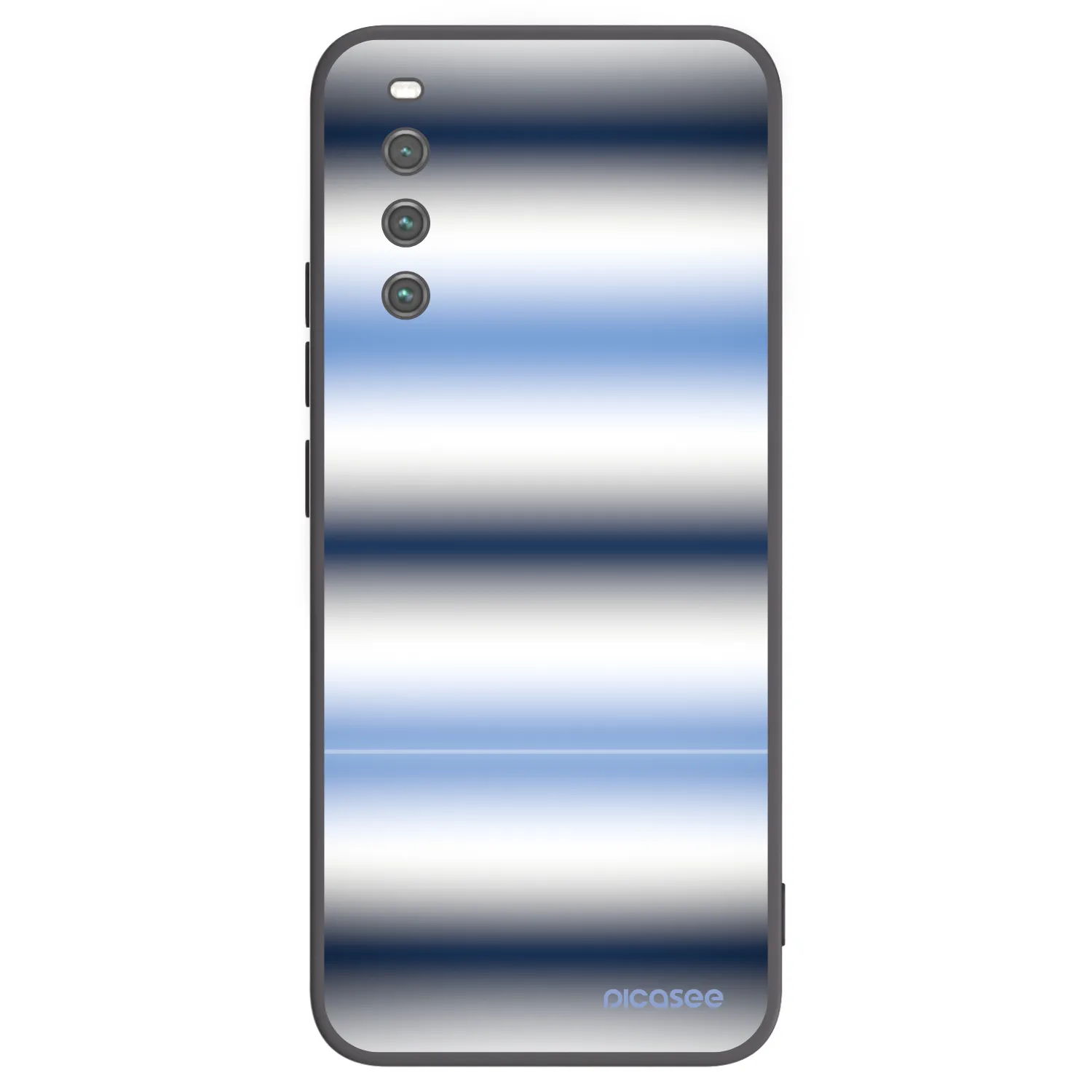 Picasee husă neagră din silicon pentru Sony Xperia 10 IV 5G - Static Lines