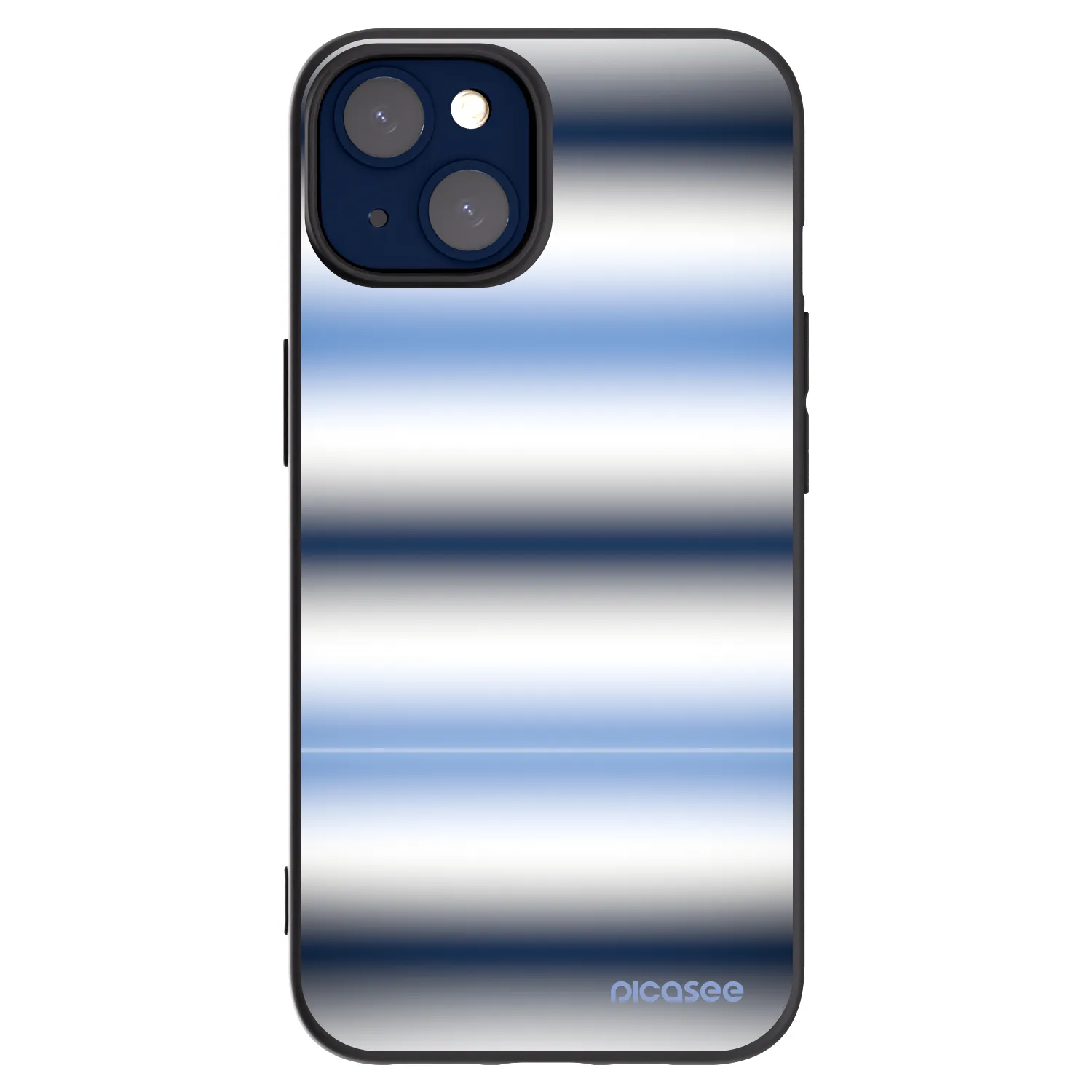 Picasee husă neagră din silicon pentru Apple iPhone 14 - Static Lines