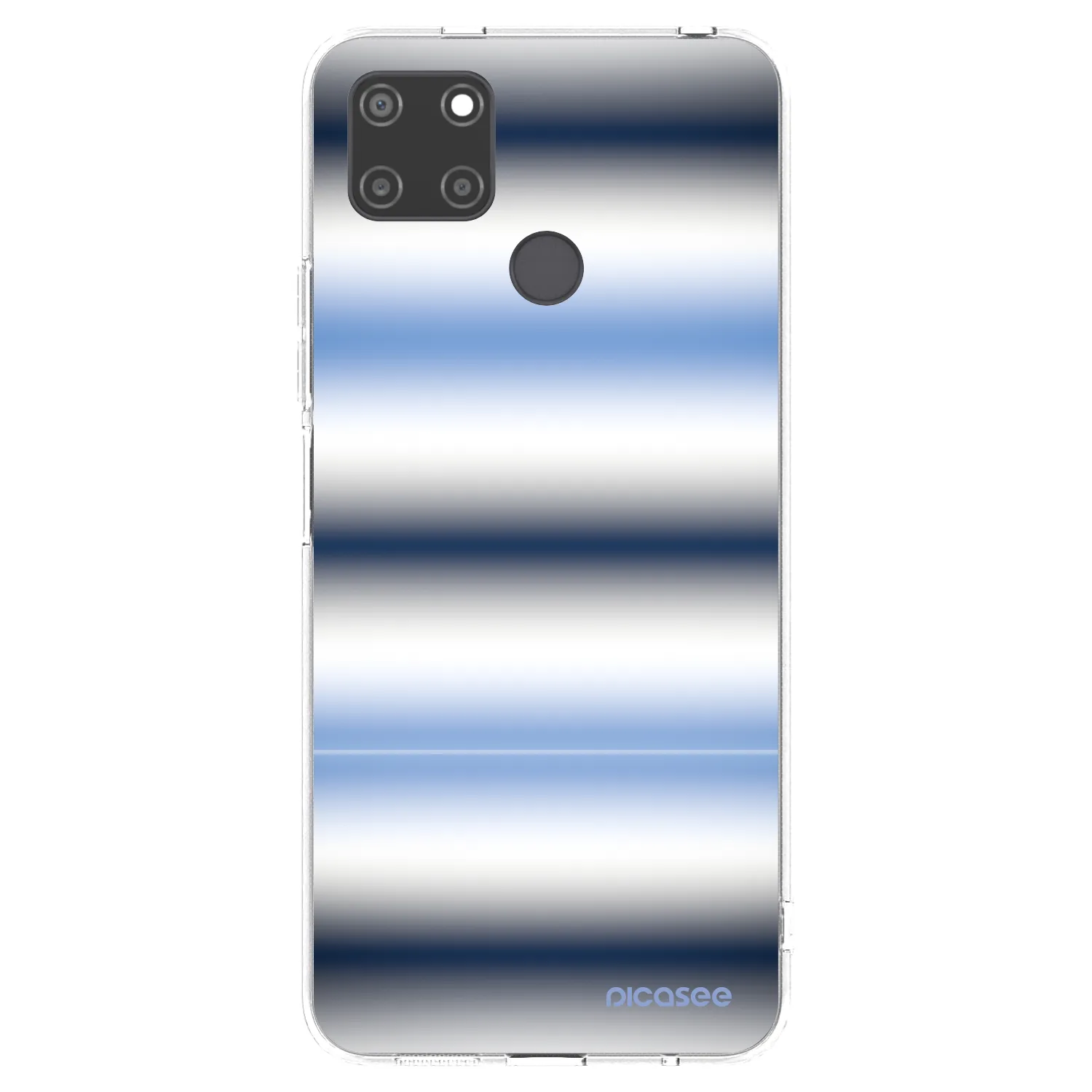 Picasee husă transparentă din silicon pentru Realme C21Y - Static Lines