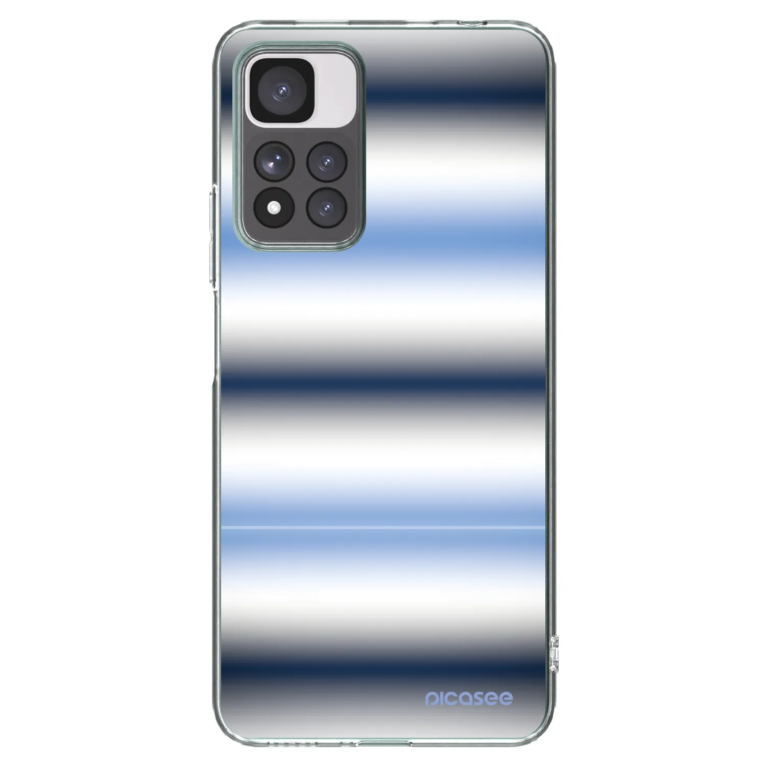 Picasee husă transparentă din silicon pentru Xiaomi Redmi Note 11 Pro+ 5G - Static Lines