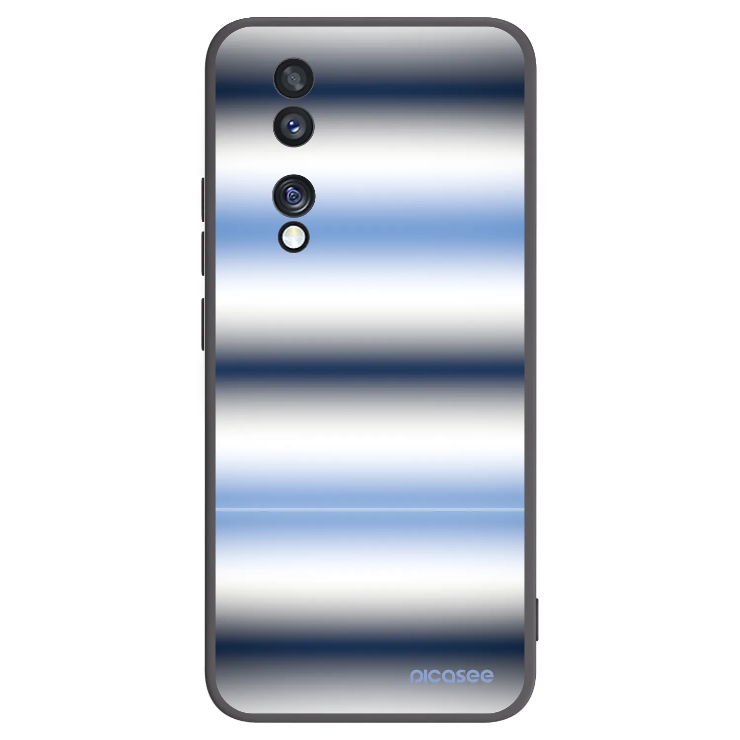 Picasee husă neagră din silicon pentru Honor 70 - Static Lines