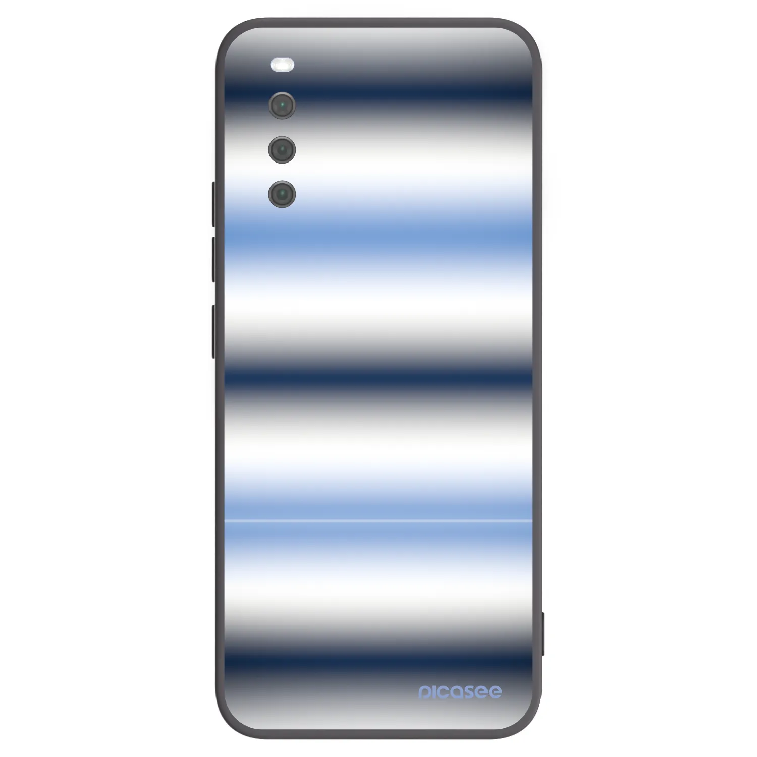 Picasee husă neagră din silicon pentru Sony Xperia 10 III - Static Lines