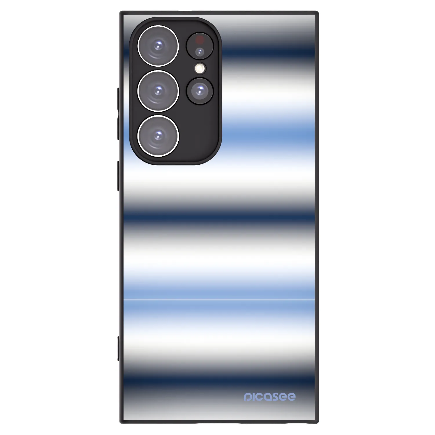 Picasee husă neagră din silicon pentru Samsung Galaxy S23 Ultra 5G - Static Lines