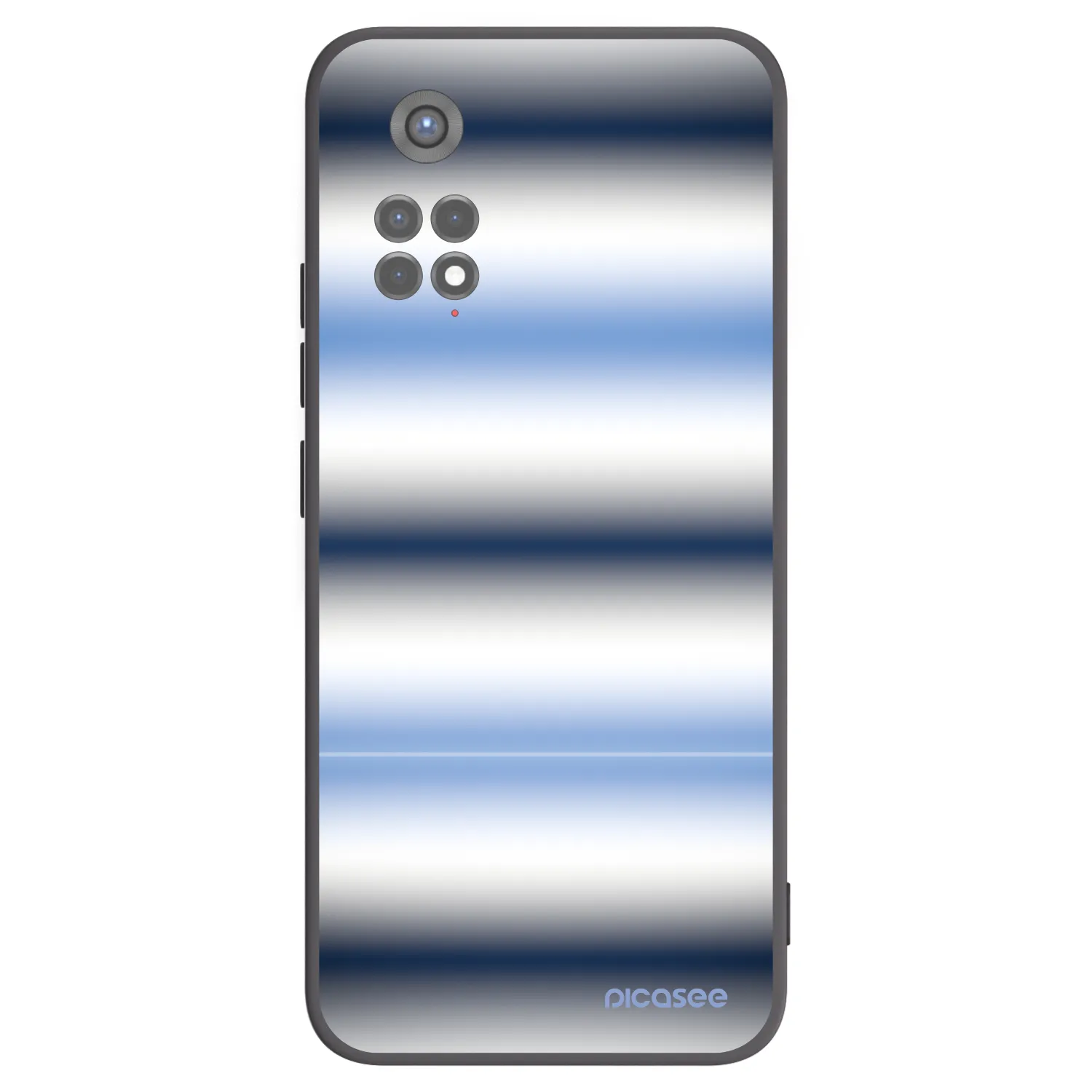 Picasee husă neagră din silicon pentru Xiaomi Redmi Note 11S 5G - Static Lines