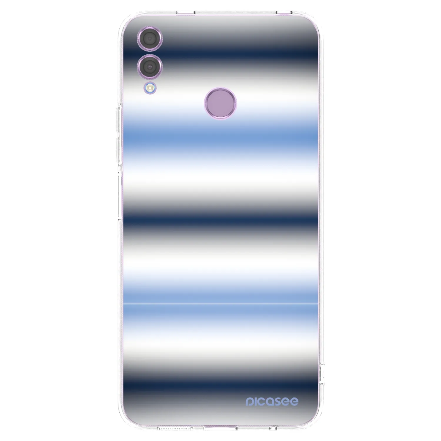 Picasee husă transparentă din silicon pentru Honor 8X - Static Lines