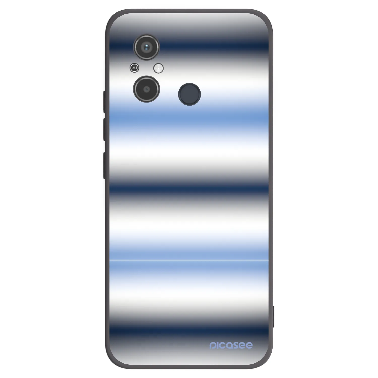 Picasee husă neagră din silicon pentru Xiaomi Redmi 12C - Static Lines