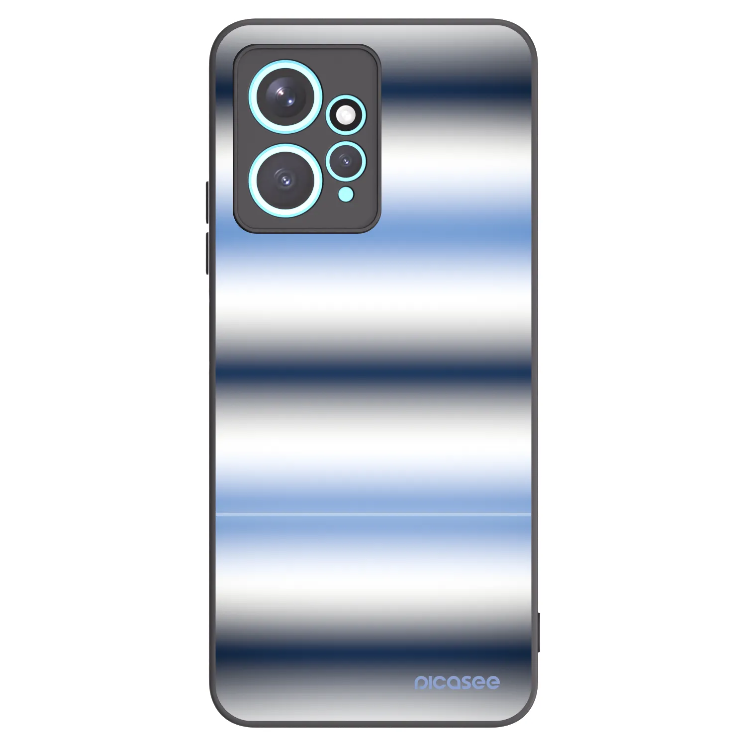 Picasee husă neagră din silicon pentru Xiaomi Redmi Note 12 4G - Static Lines