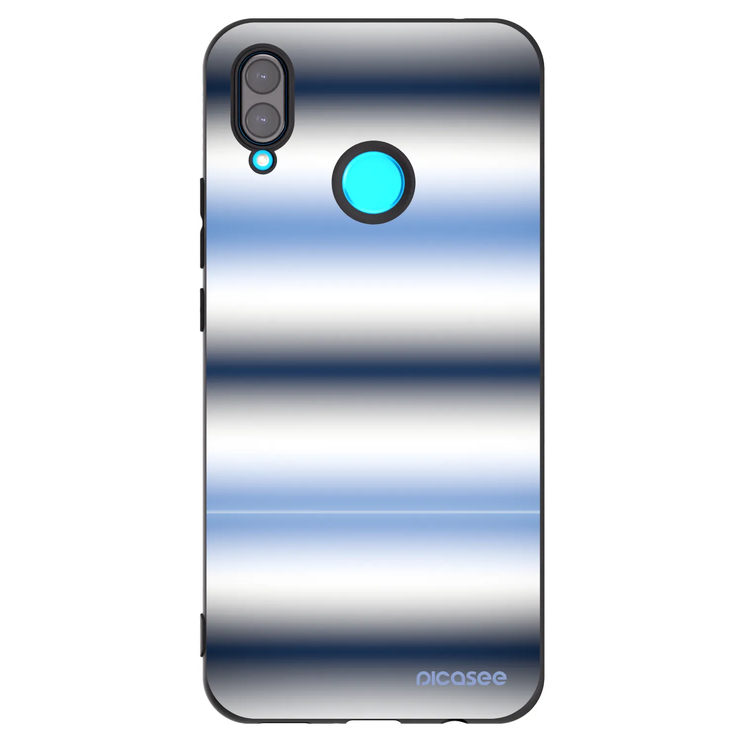 Picasee husă neagră din silicon pentru Huawei Nova 3i - Static Lines