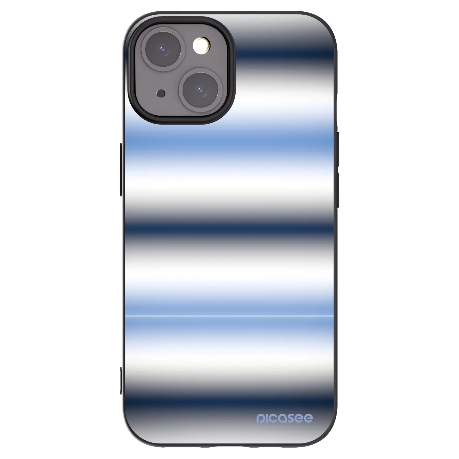 Picasee husă neagră din silicon pentru Apple iPhone 15 - Static Lines