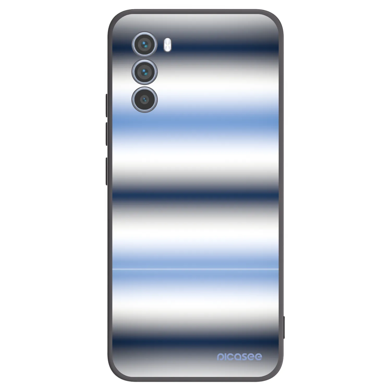 Picasee husă neagră din silicon pentru Motorola Moto G62 - Static Lines
