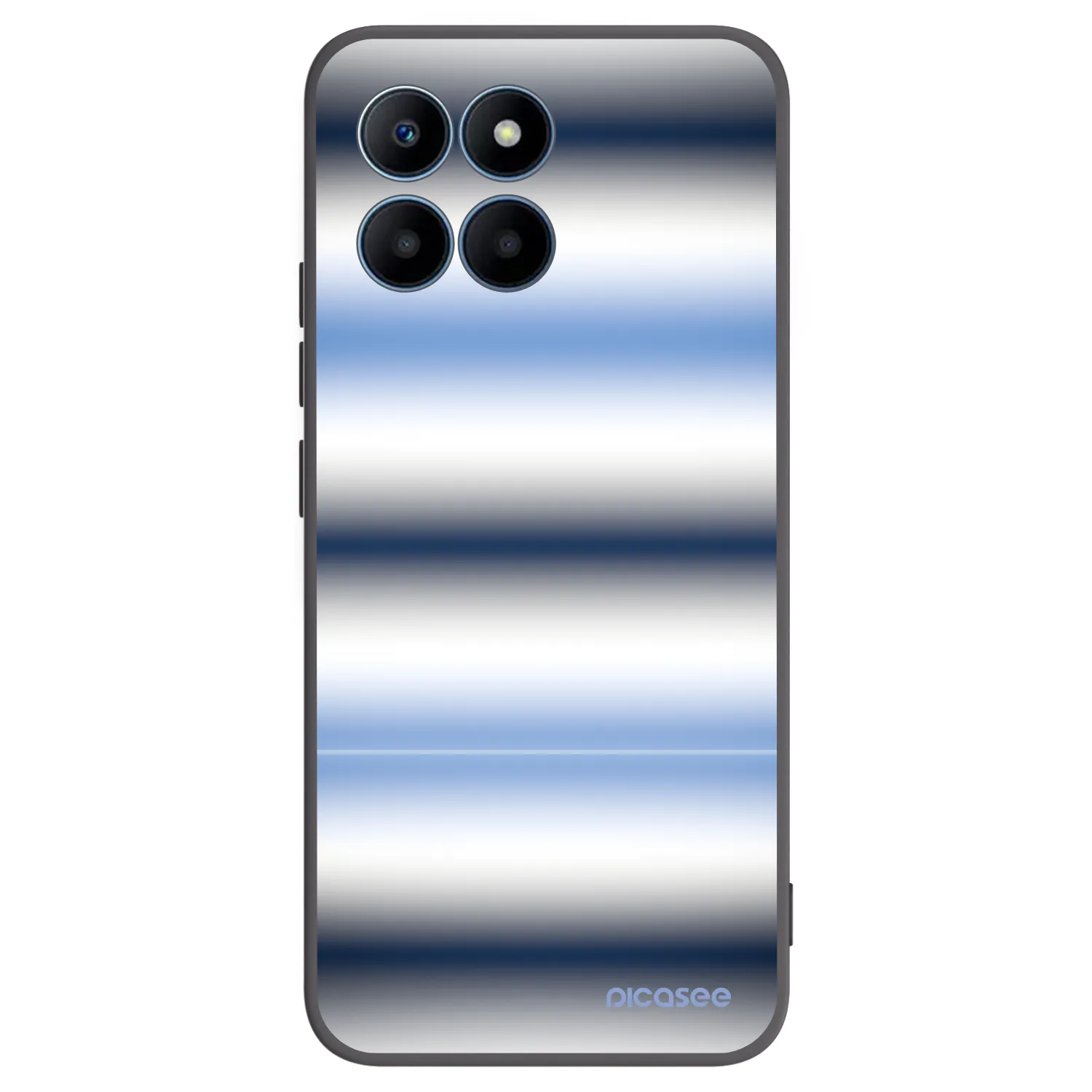 Picasee husă neagră din silicon pentru Honor 70 Lite - Static Lines