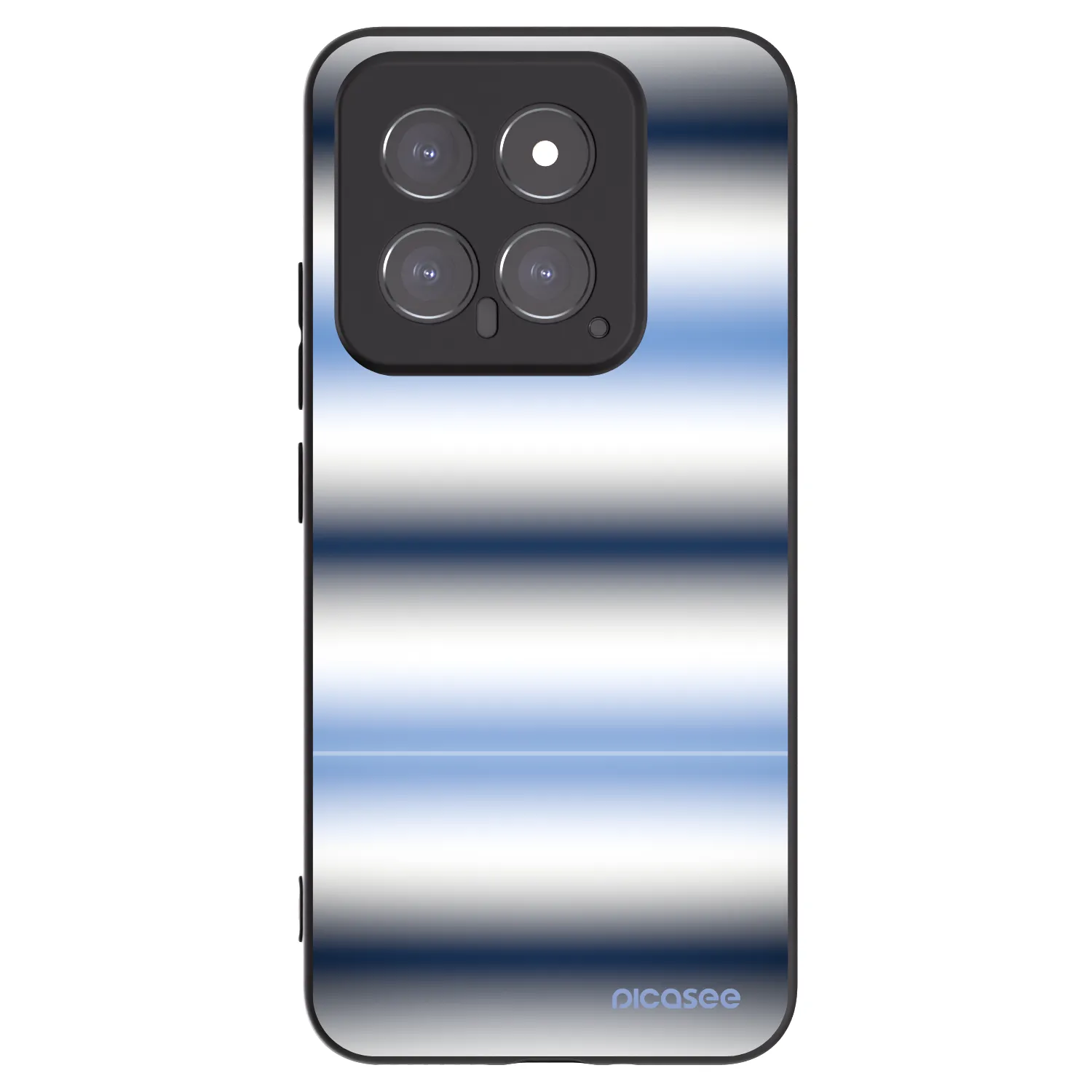 Picasee husă neagră din silicon pentru Xiaomi 14 - Static Lines