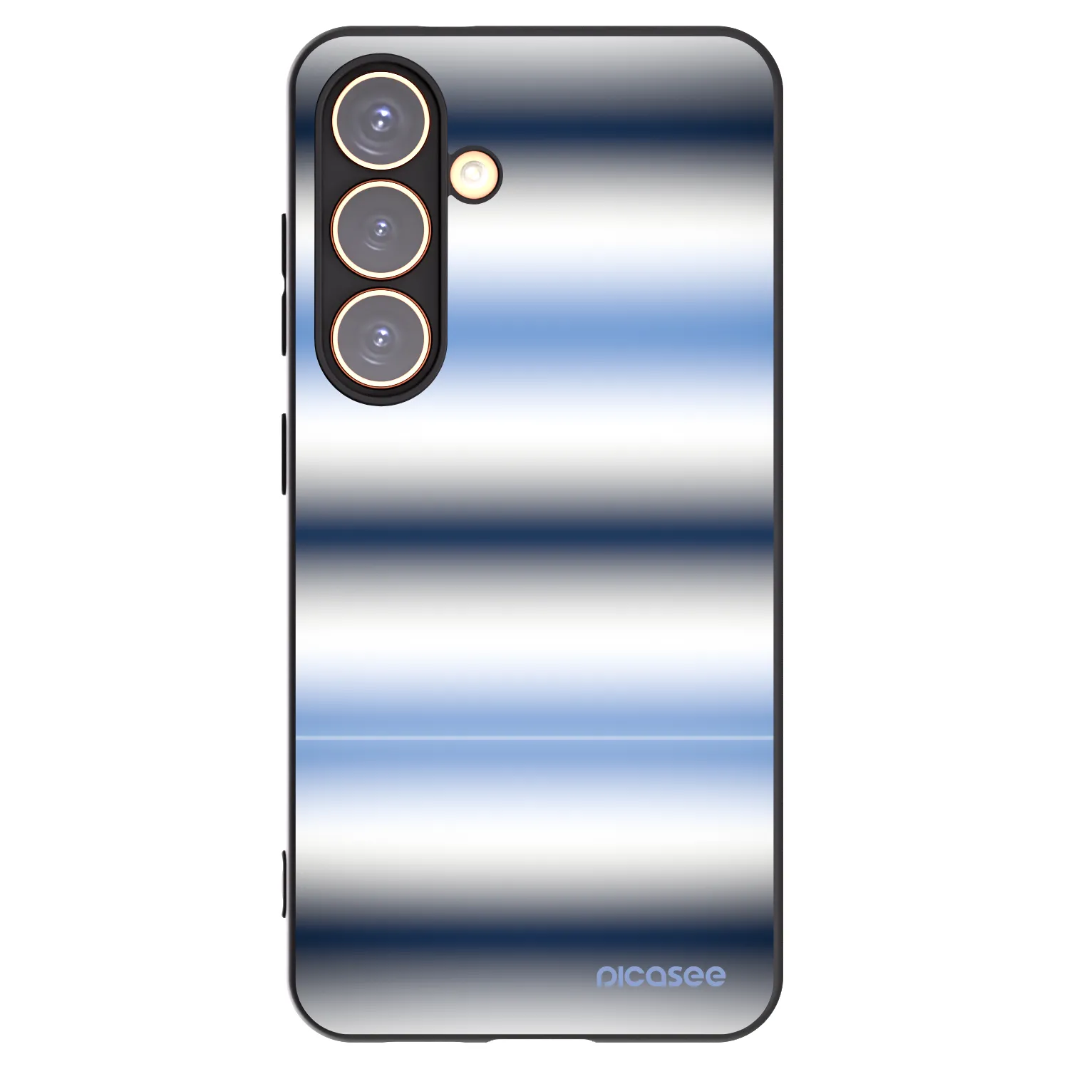 Picasee husă neagră din silicon pentru Samsung Galaxy S24 S921B 5G - Static Lines