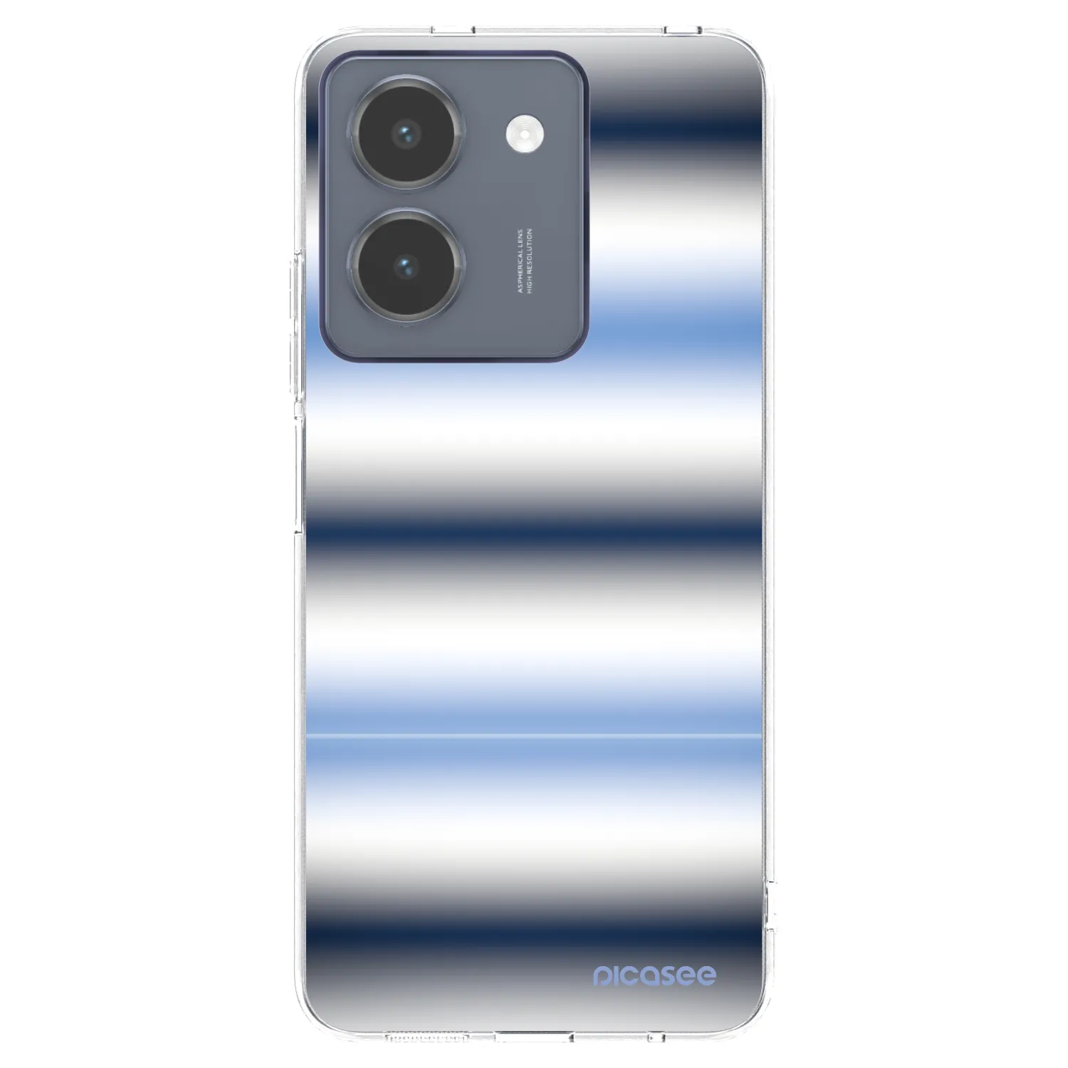 Picasee husă transparentă din silicon pentru Vivo Y36 4G - Static Lines