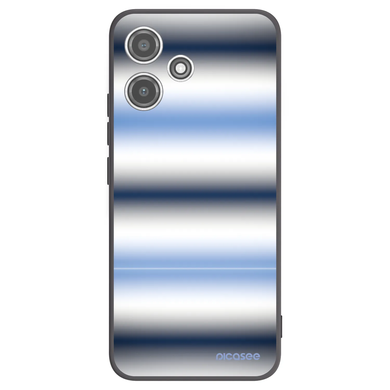 Picasee husă neagră din silicon pentru Xiaomi Redmi 12 5G - Static Lines