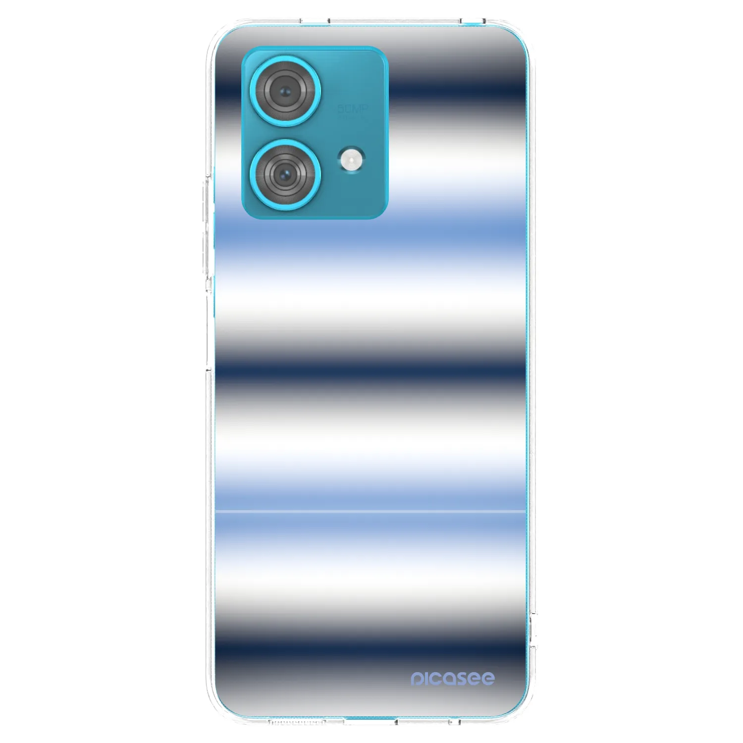 Picasee husă transparentă din silicon pentru Motorola Edge 40 Neo - Static Lines