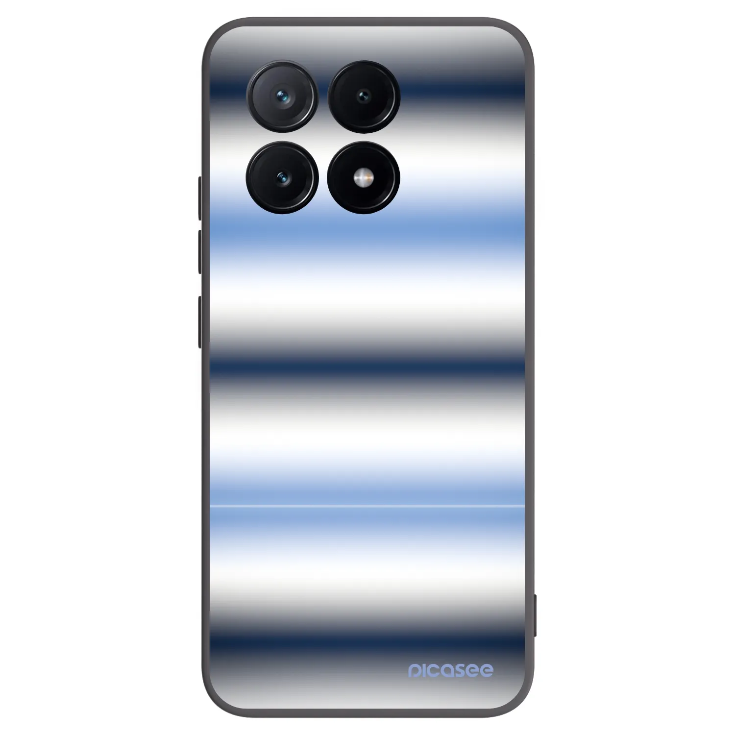 Picasee husă neagră din silicon pentru Xiaomi Poco X6 Pro - Static Lines