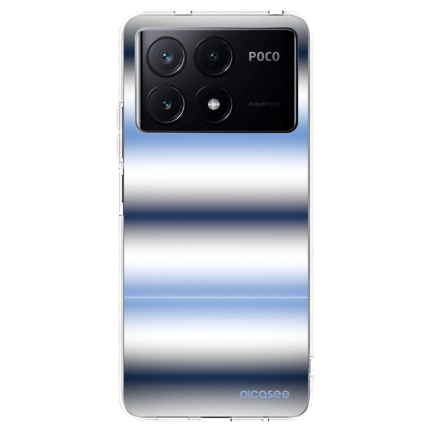 Picasee husă transparentă din silicon pentru Xiaomi Poco X6 Pro - Static Lines