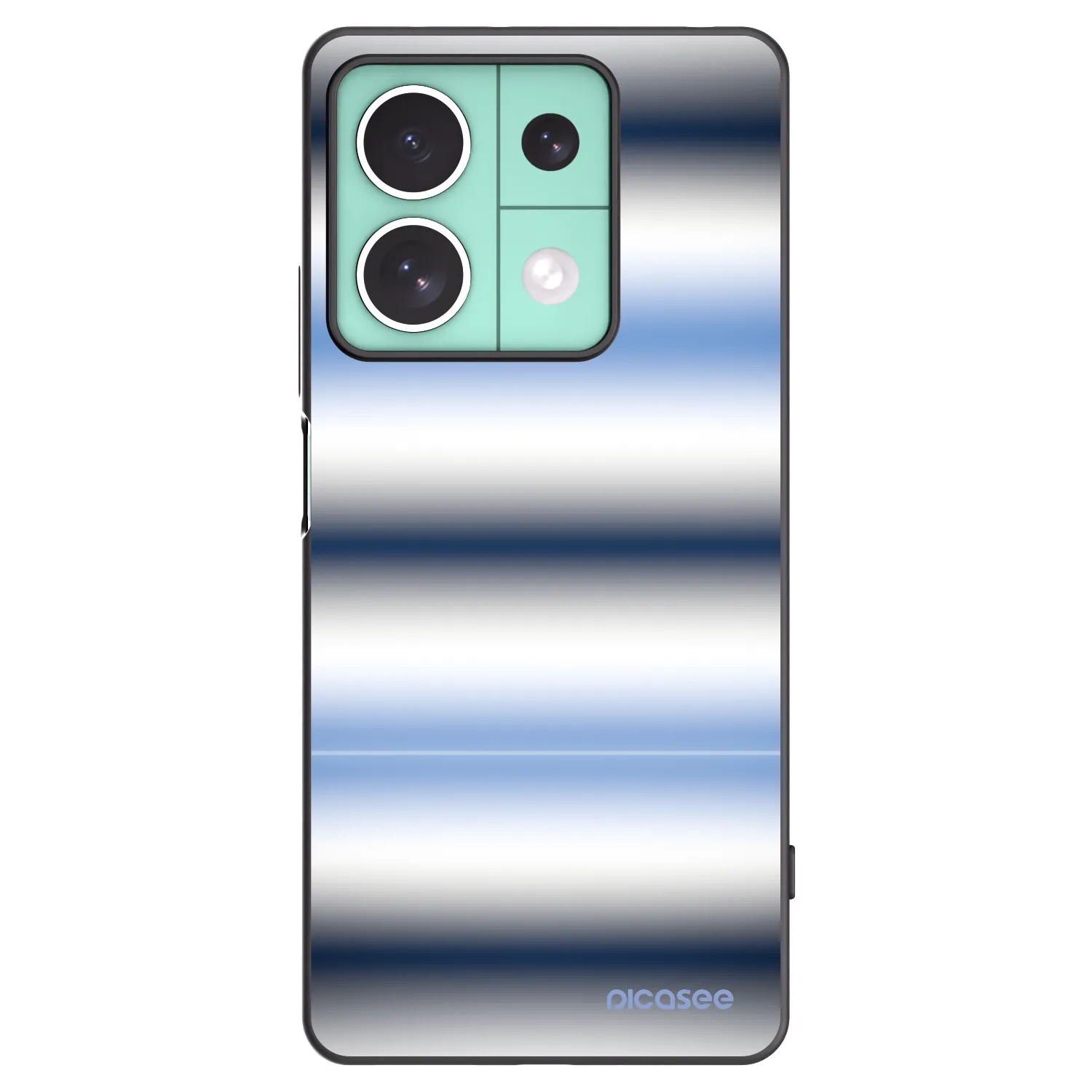 Picasee husă neagră din silicon pentru Xiaomi Redmi Note 13 5G - Static Lines