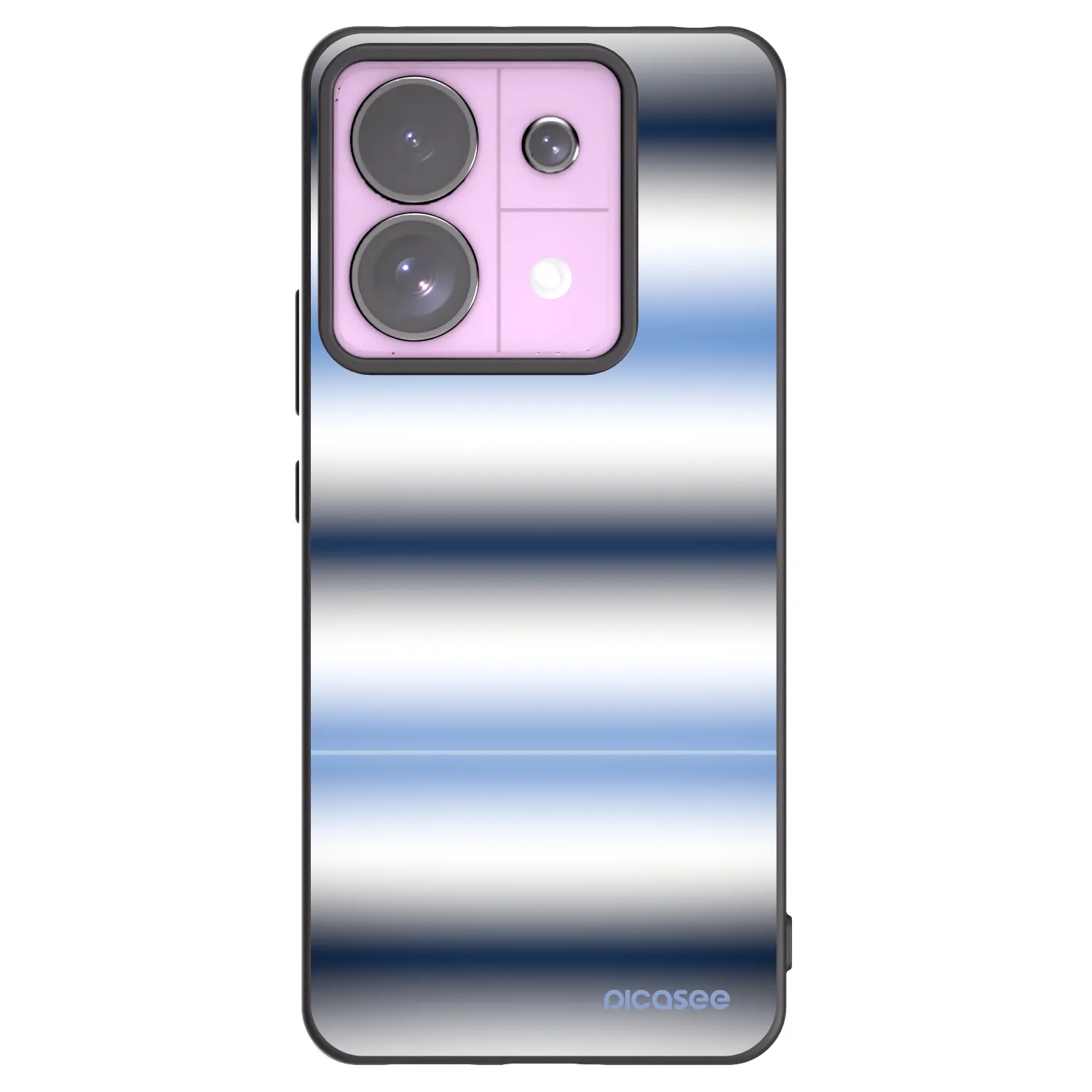 Picasee husă neagră din silicon pentru Xiaomi Redmi Note 13 Pro 5G - Static Lines