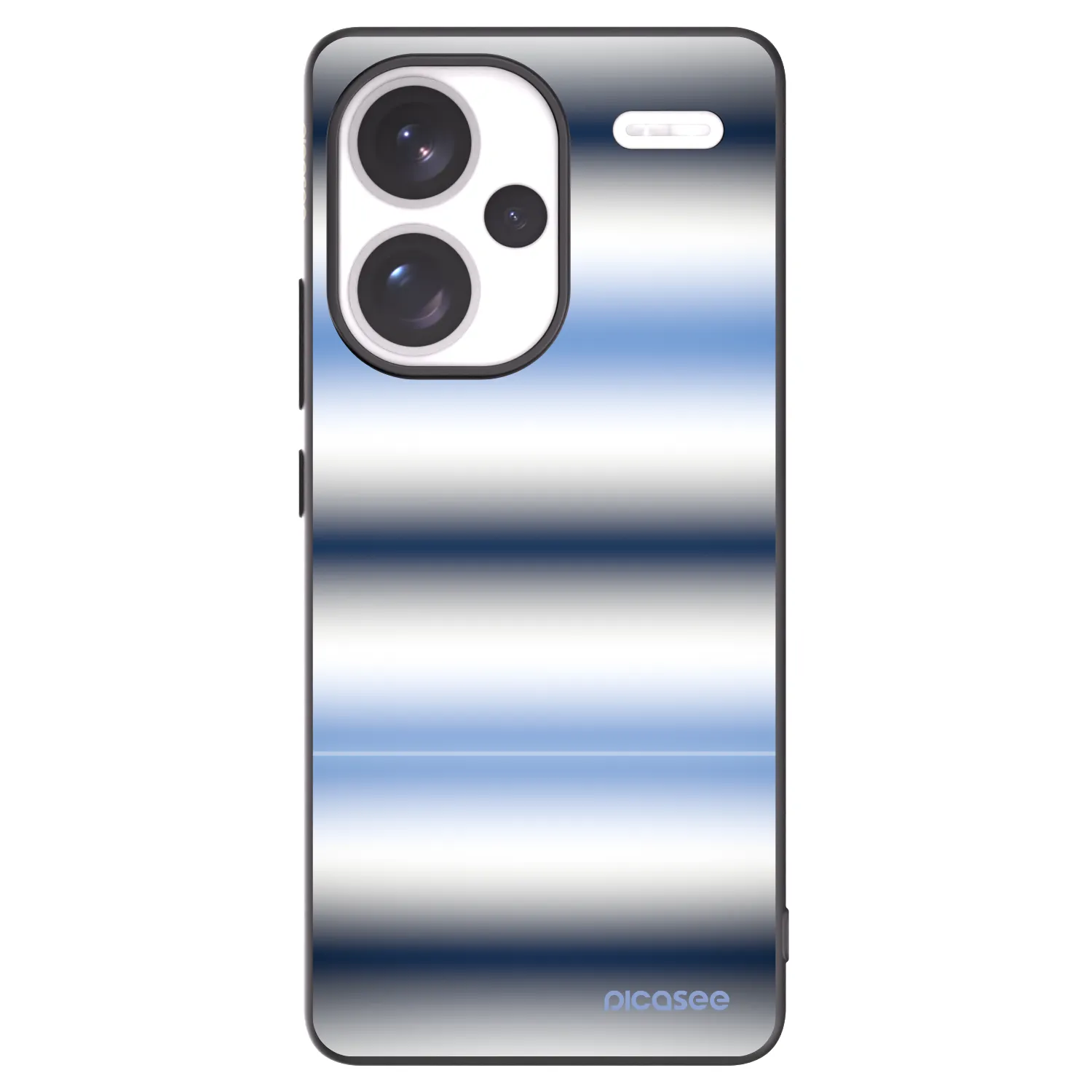 Picasee husă neagră din silicon pentru Xiaomi Redmi Note 13 Pro+ 5G - Static Lines