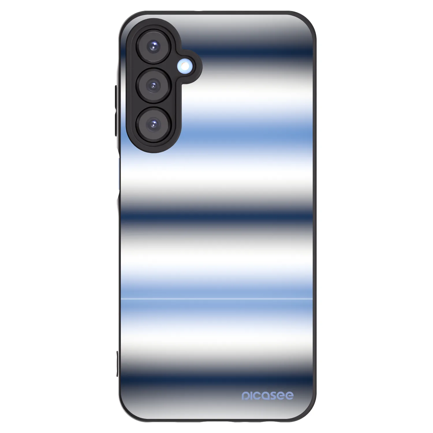 Picasee husă neagră din silicon pentru Samsung Galaxy A25 A256B 5G - Static Lines