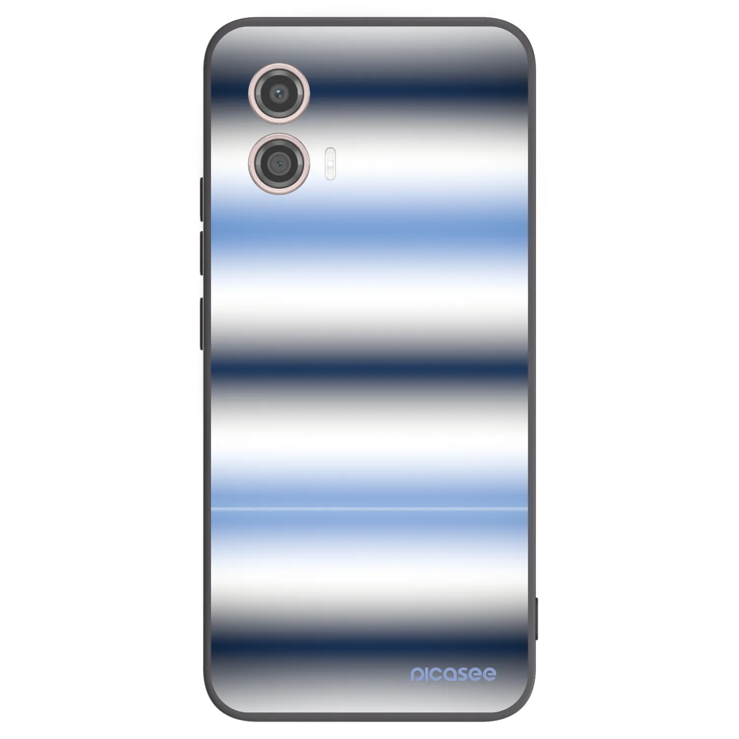 Picasee husă neagră din silicon pentru Motorola Moto G53 5G - Static Lines