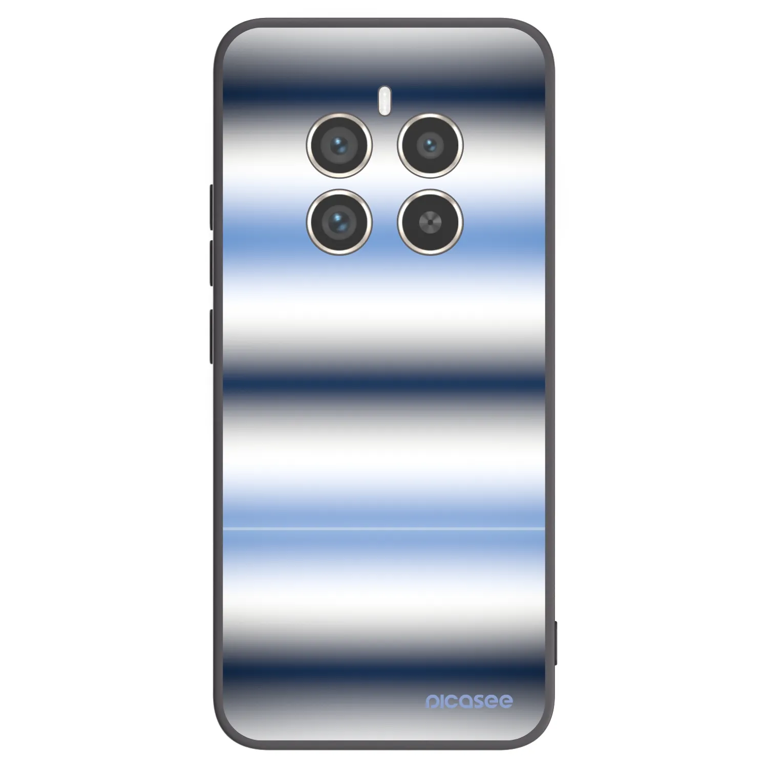 Picasee husă neagră din silicon pentru Realme 12 Pro 5G - Static Lines