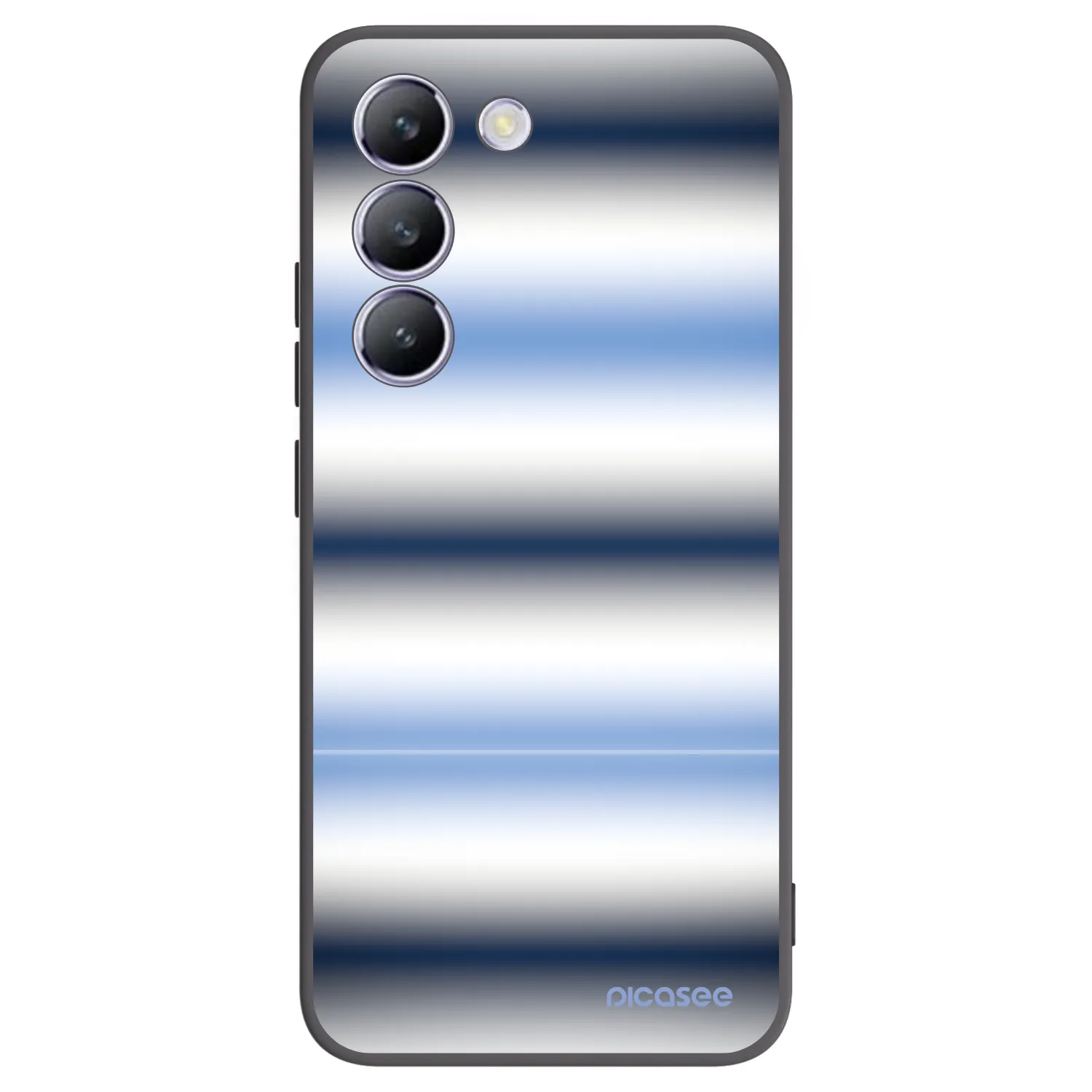 Picasee husă neagră din silicon pentru Vivo V40 SE 5G - Static Lines