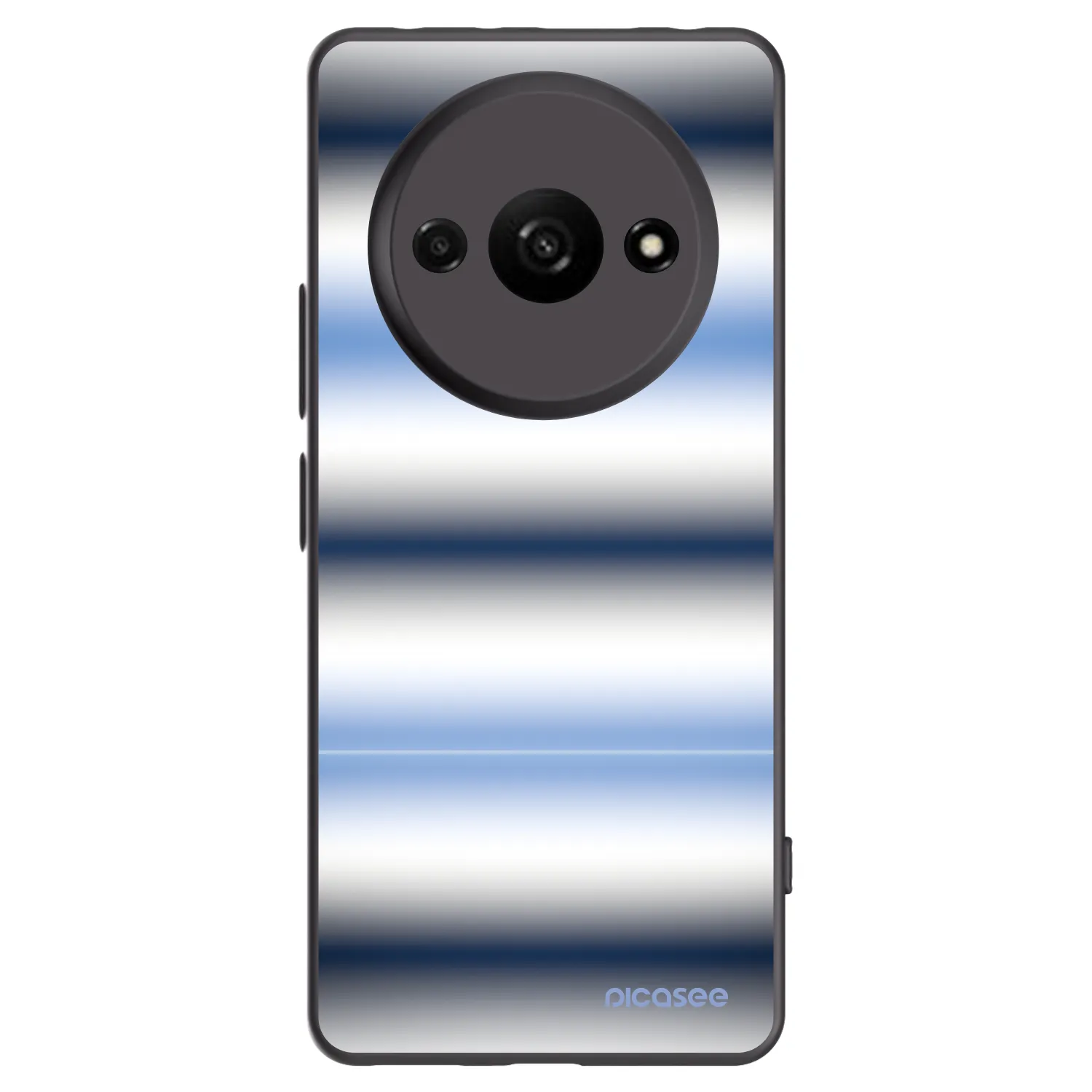 Picasee husă neagră din silicon pentru Xiaomi Redmi A3 - Static Lines