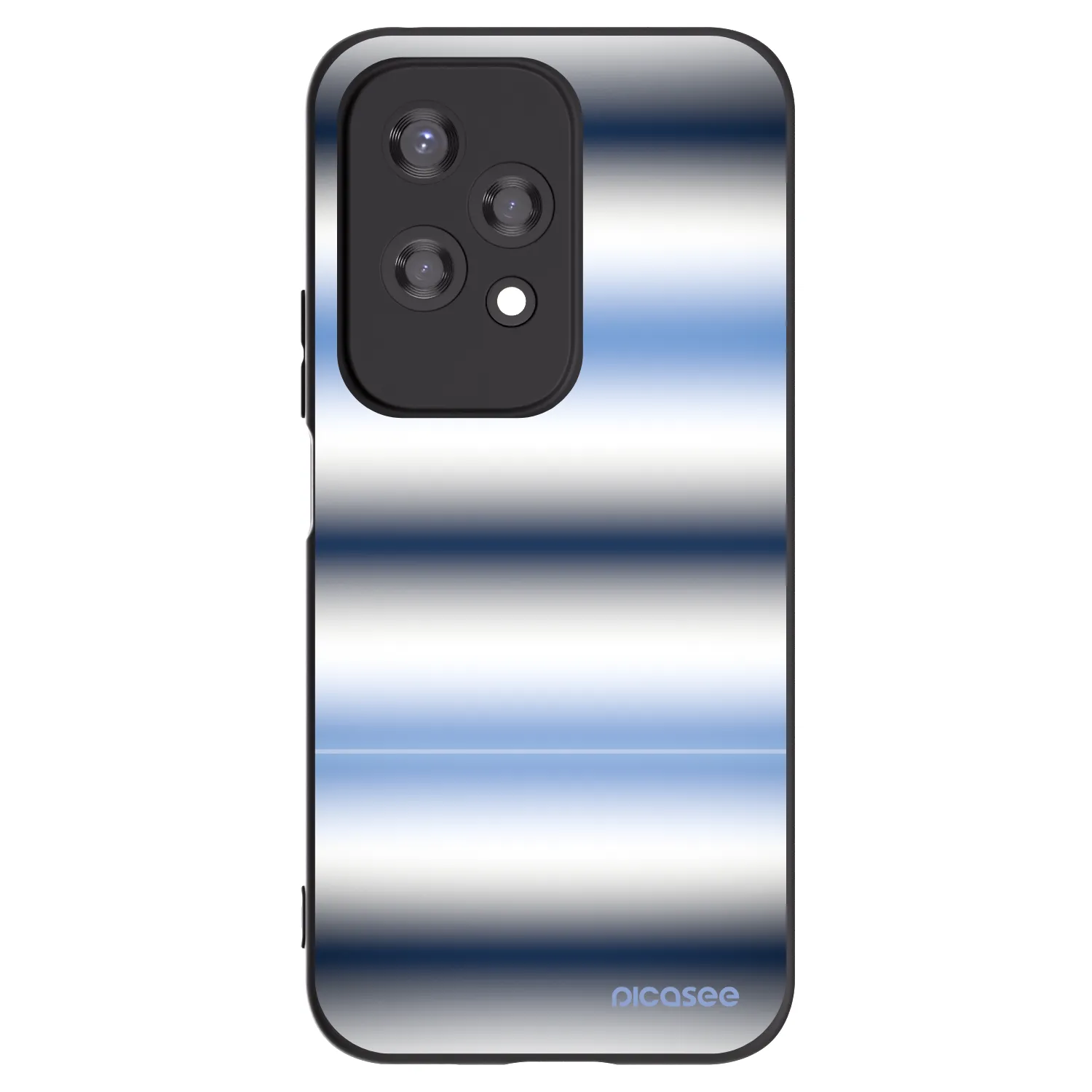 Picasee husă neagră din silicon pentru Honor 200 Lite - Static Lines