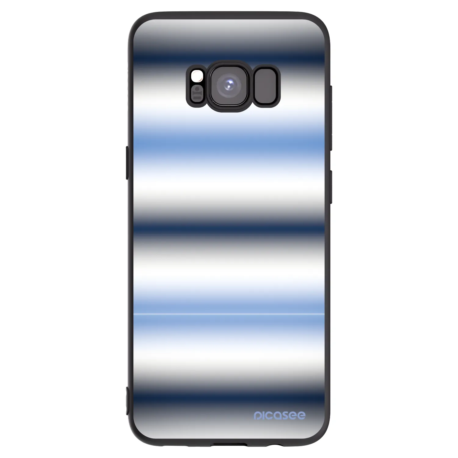 Picasee husă neagră din silicon pentru Samsung Galaxy S8 G950F - Static Lines