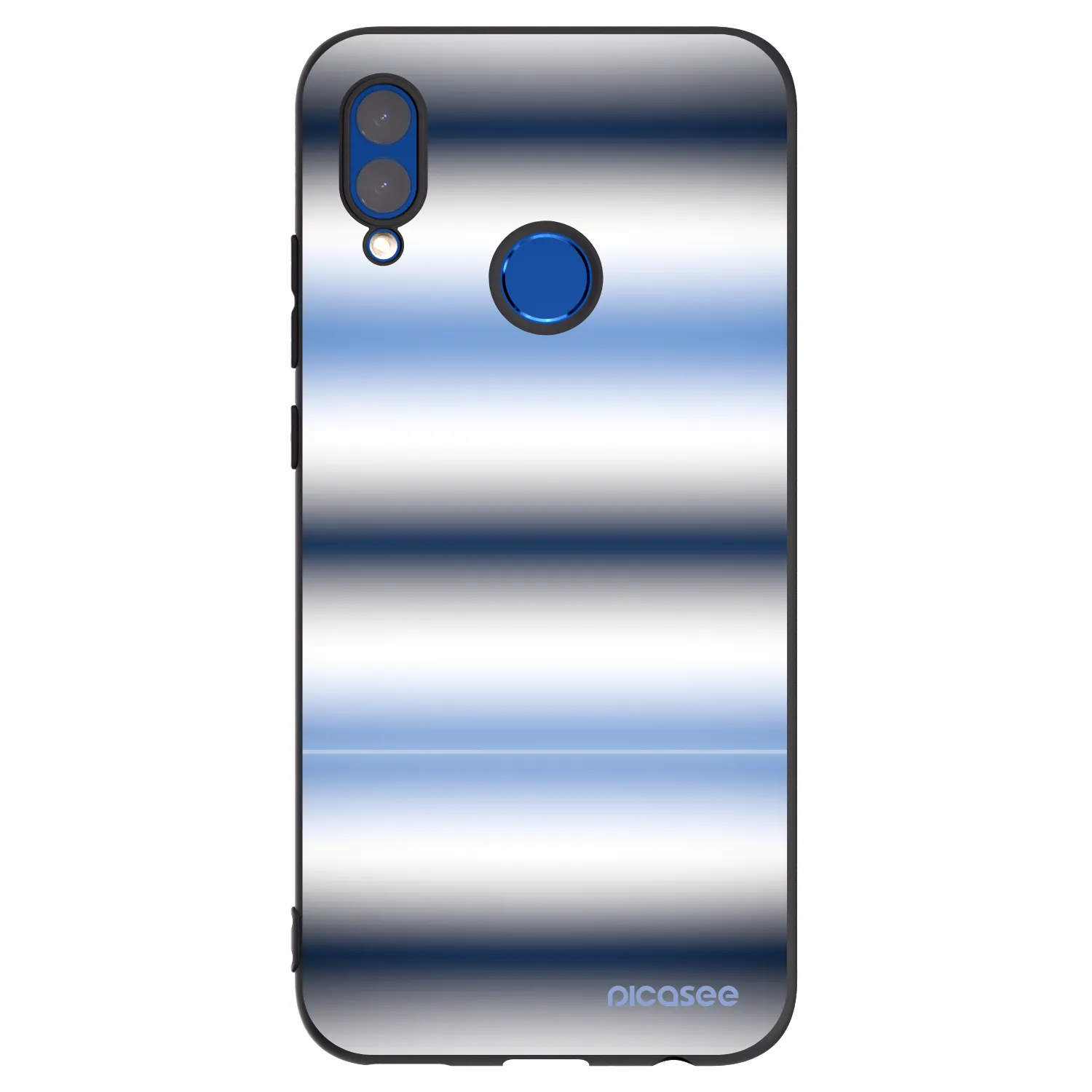 Picasee husă neagră din silicon pentru Honor 10 Lite - Static Lines