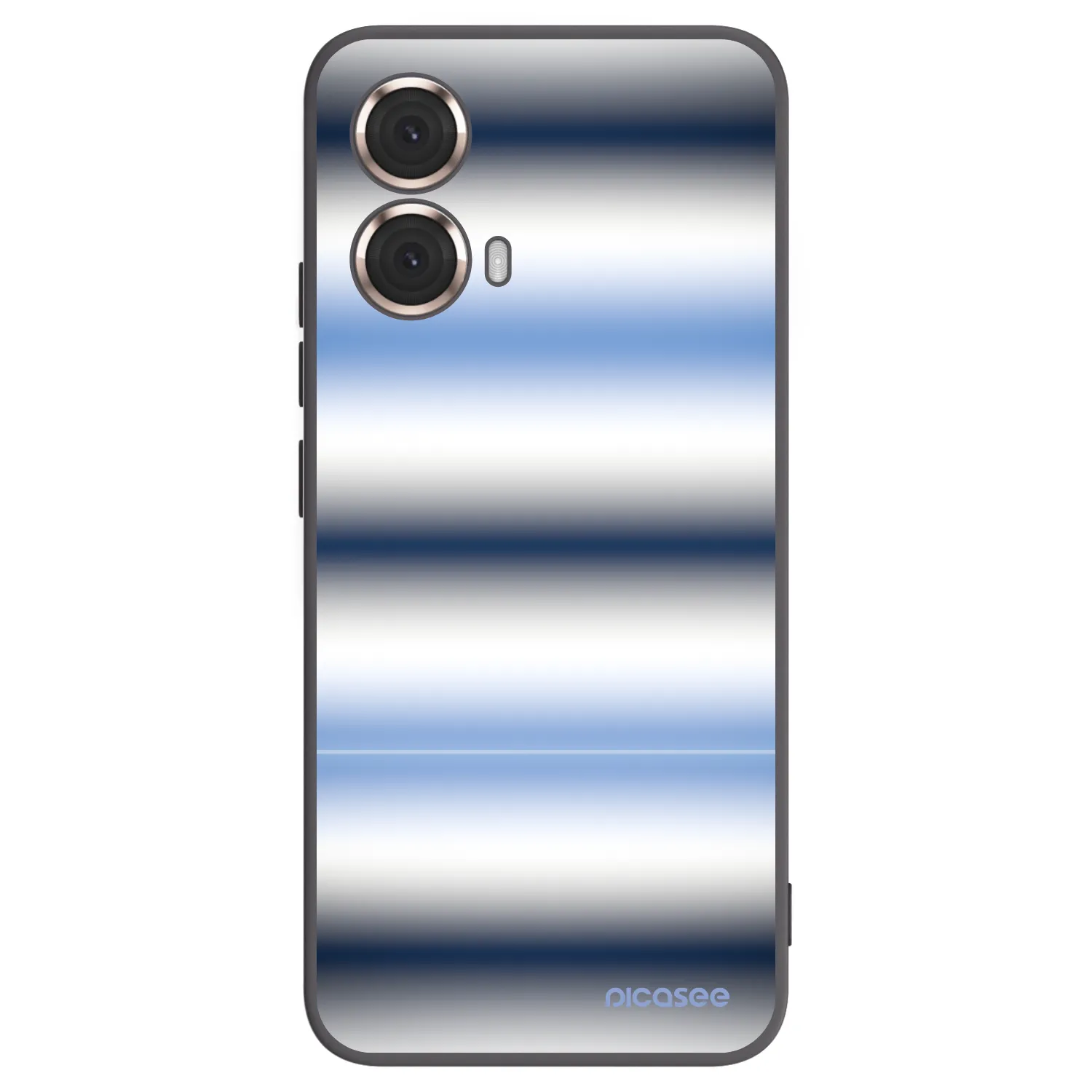 Picasee husă neagră din silicon pentru Motorola Moto G85 - Static Lines