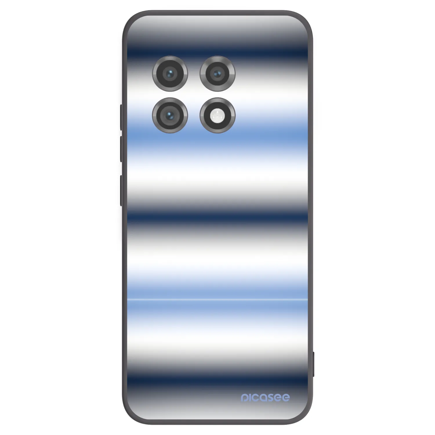 Picasee husă neagră din silicon pentru OnePlus 11 5G - Static Lines