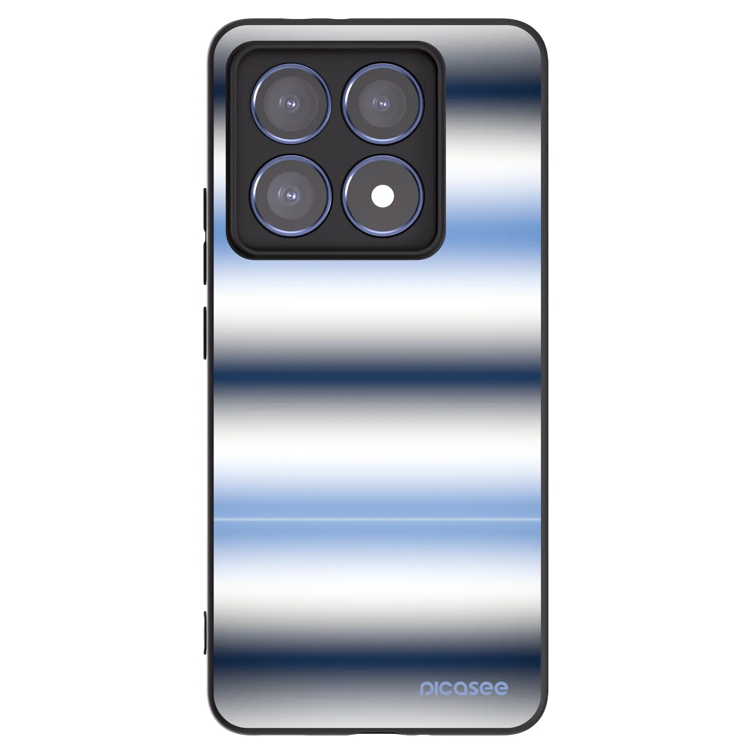 Picasee husă neagră din silicon pentru Xiaomi 14T Pro - Static Lines